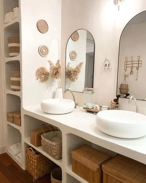 Salle de bain en béton cellulaire sur mesure / Marseille