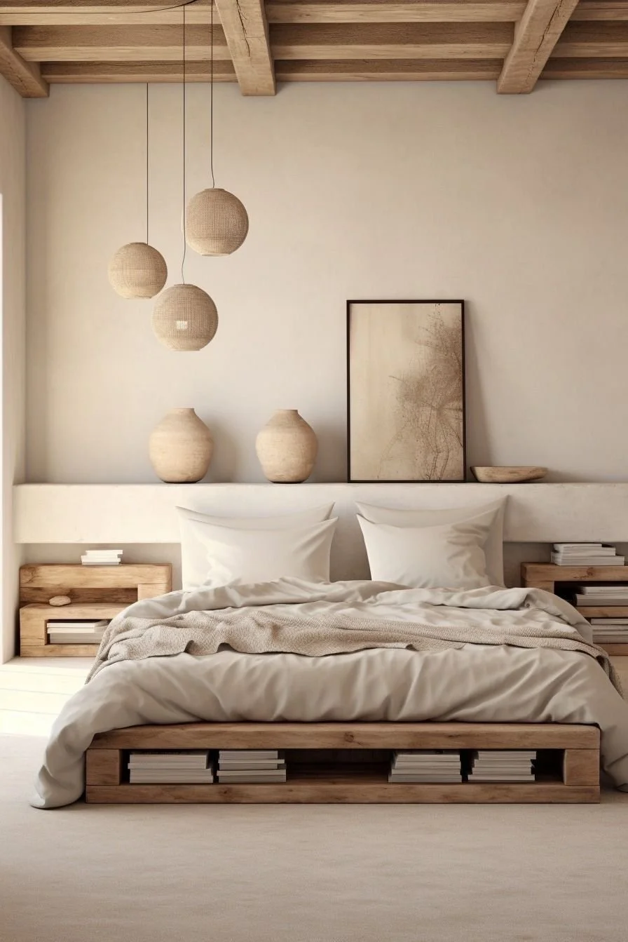Tête de lit sur mesure avec niches / Inspirations Architecture d'Intérieur Marseille / © Pinterest