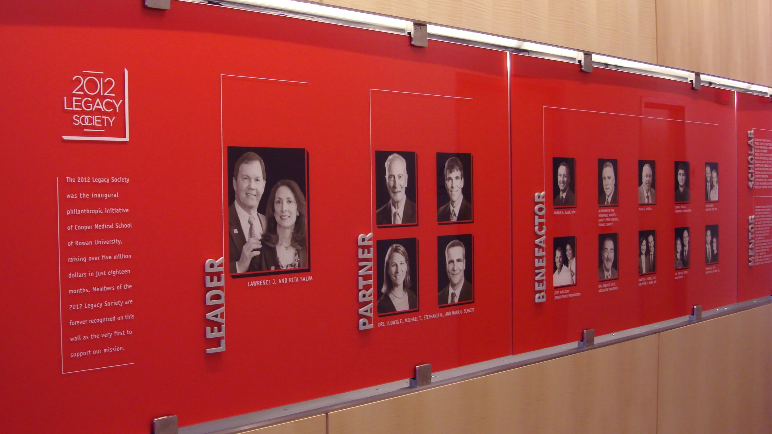 LEGACY SOCIETY DONOR WALL