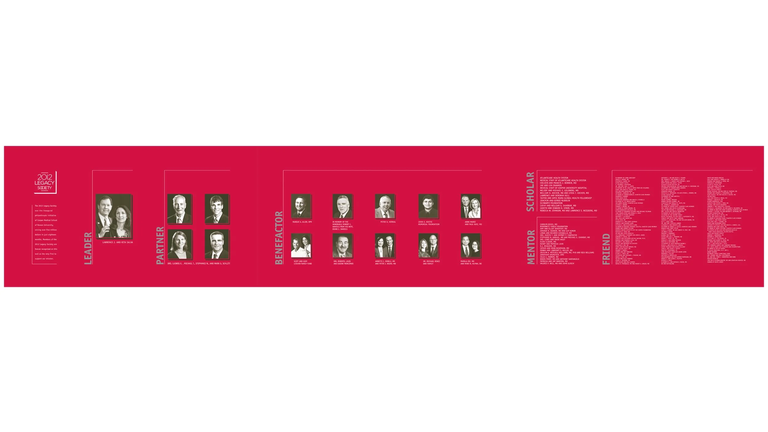 LEGACY SOCIETY DONOR WALL