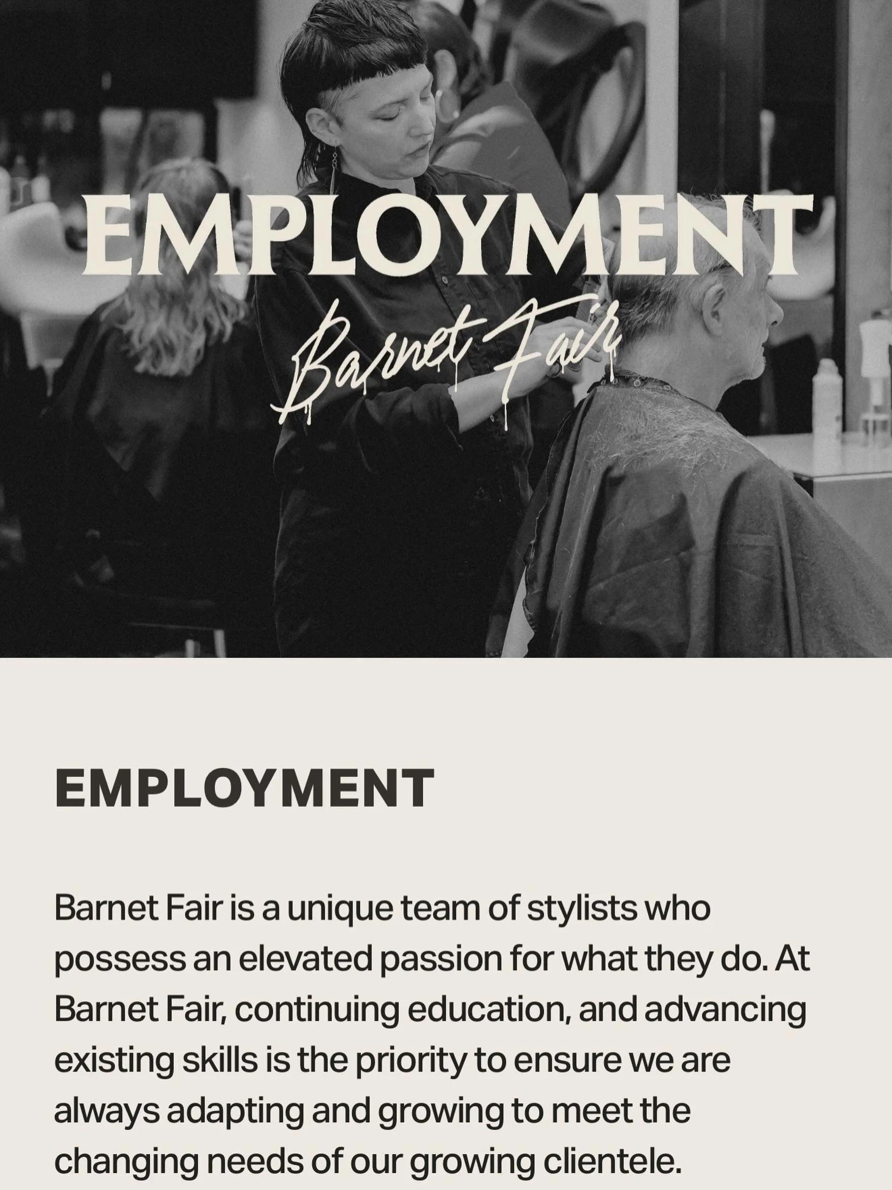 Join the Barnet Fair Team. 

If you would like apply please fill out our employment form on our website.