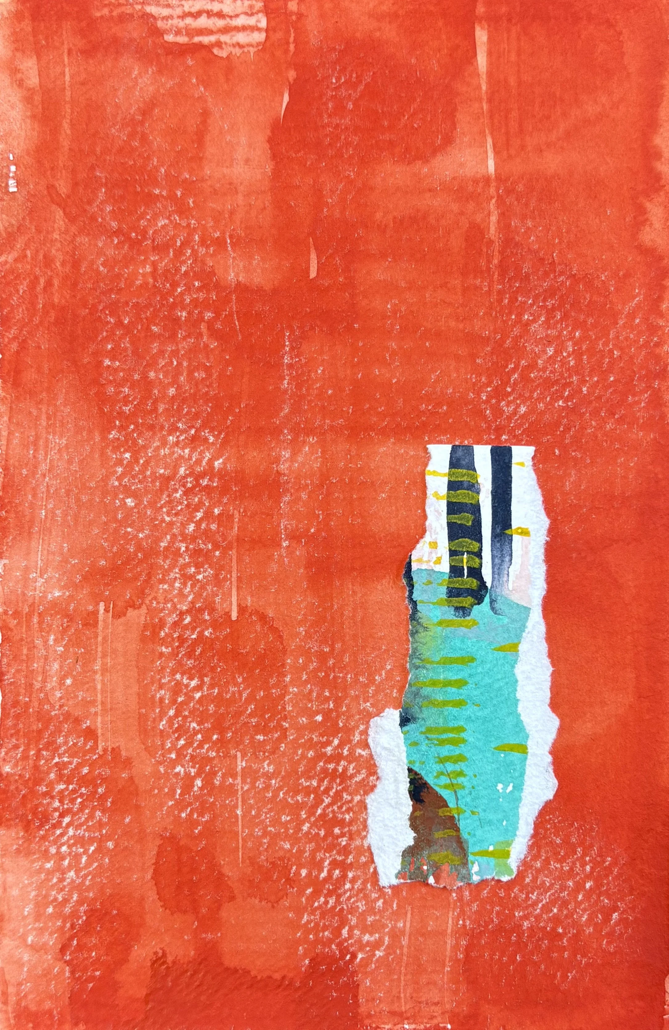 Watermark (Turquoise Shack) 2026, 4"x6"   Available $100