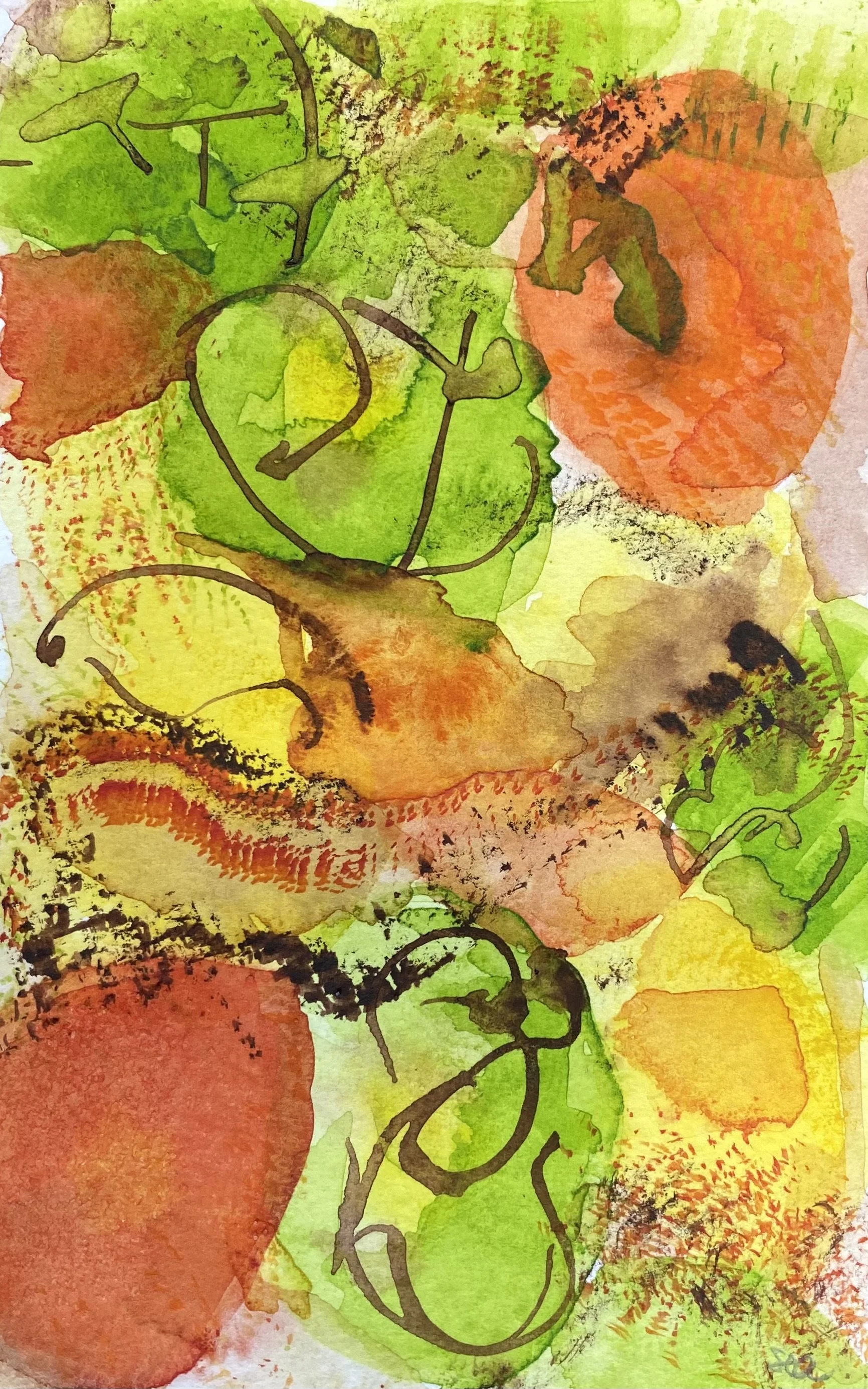 Torrey Lake Water 2021, 4"x6"   Available $100
