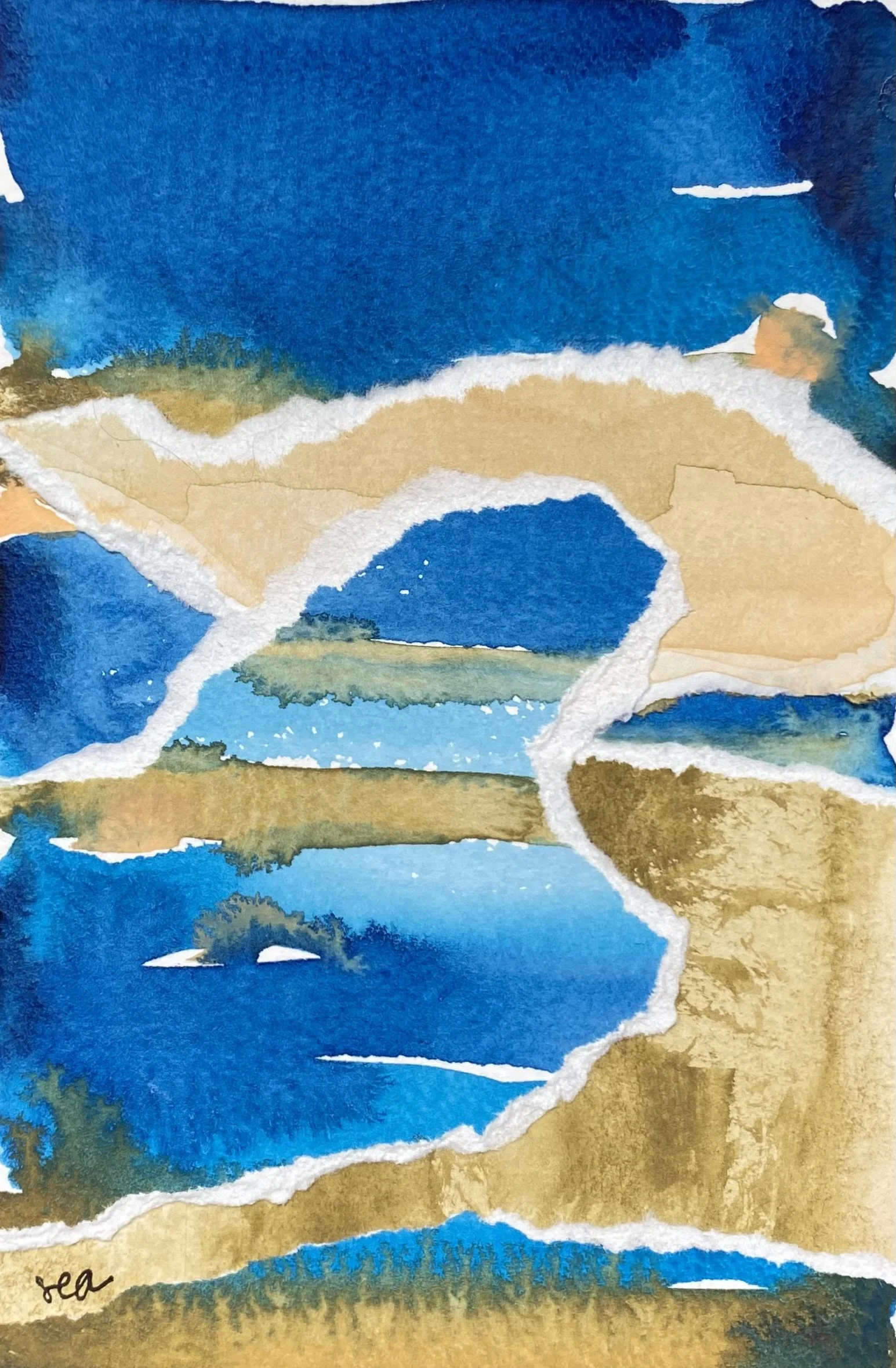 Night Swimming at Mears 2026, 4"x6"   Available $100
