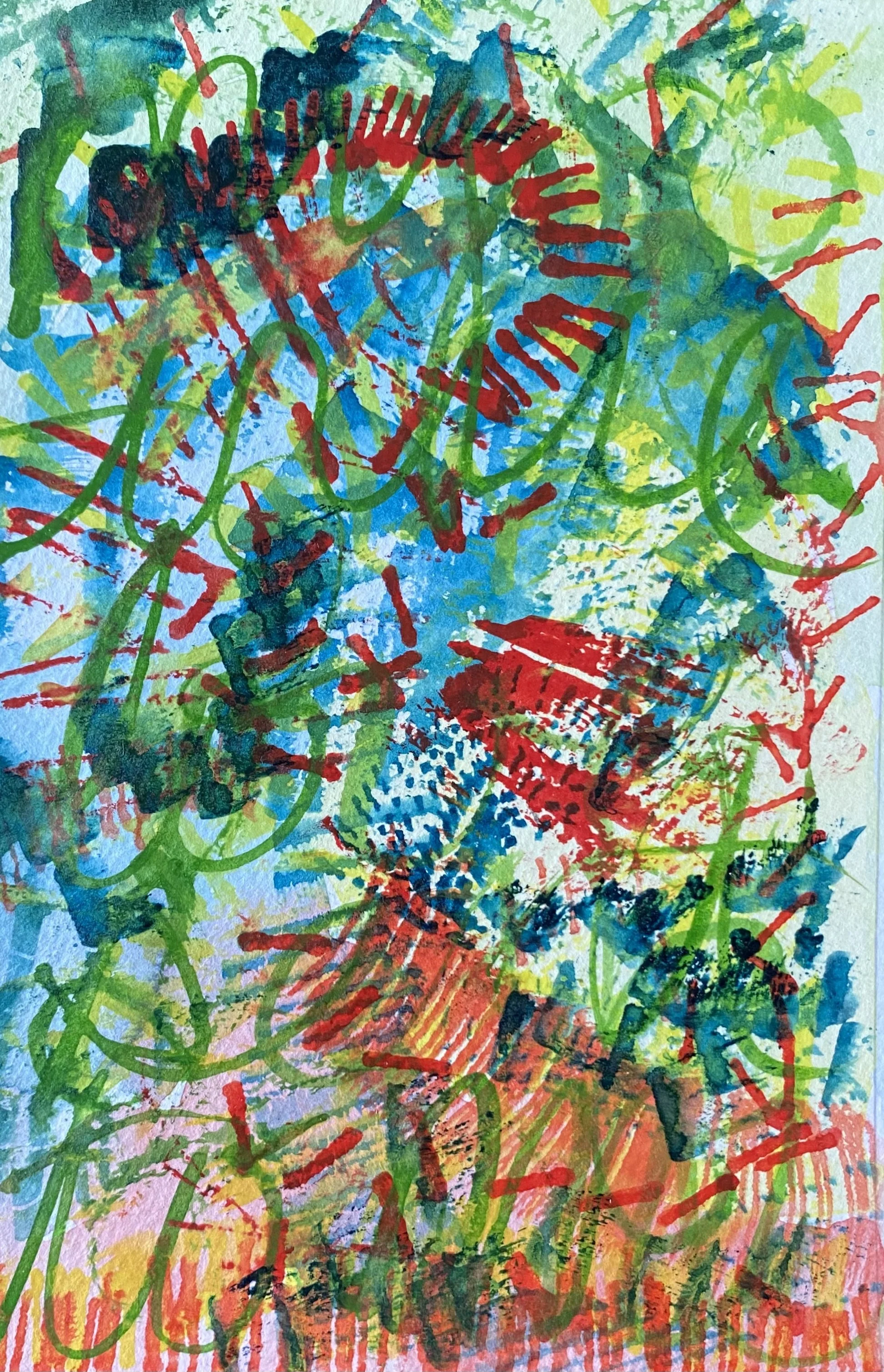 Twelve Days 2023, 4"x6"   Available $100