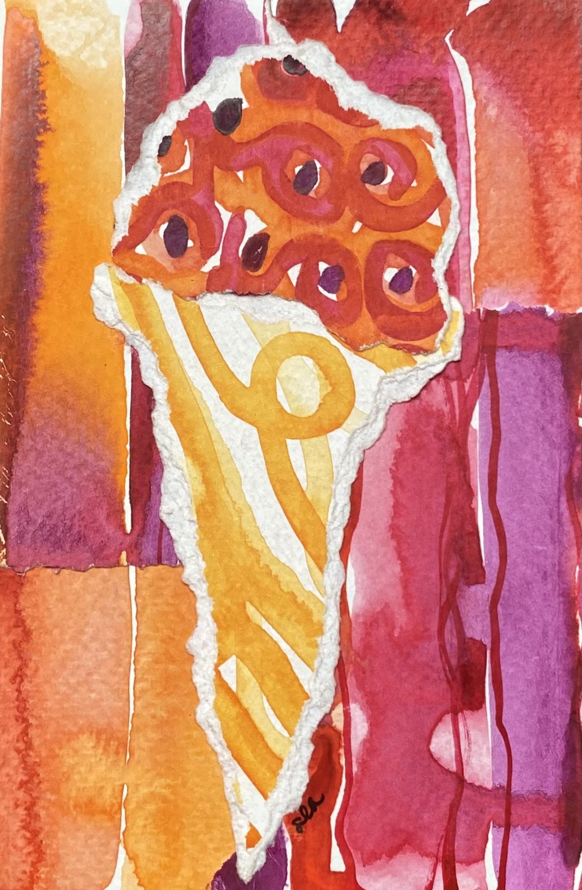 Gelato Week 2026, 4"x6"   Available $100