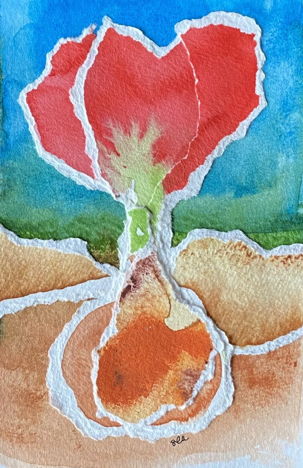 Signs of Spring No. 2 2023, 4"x6"