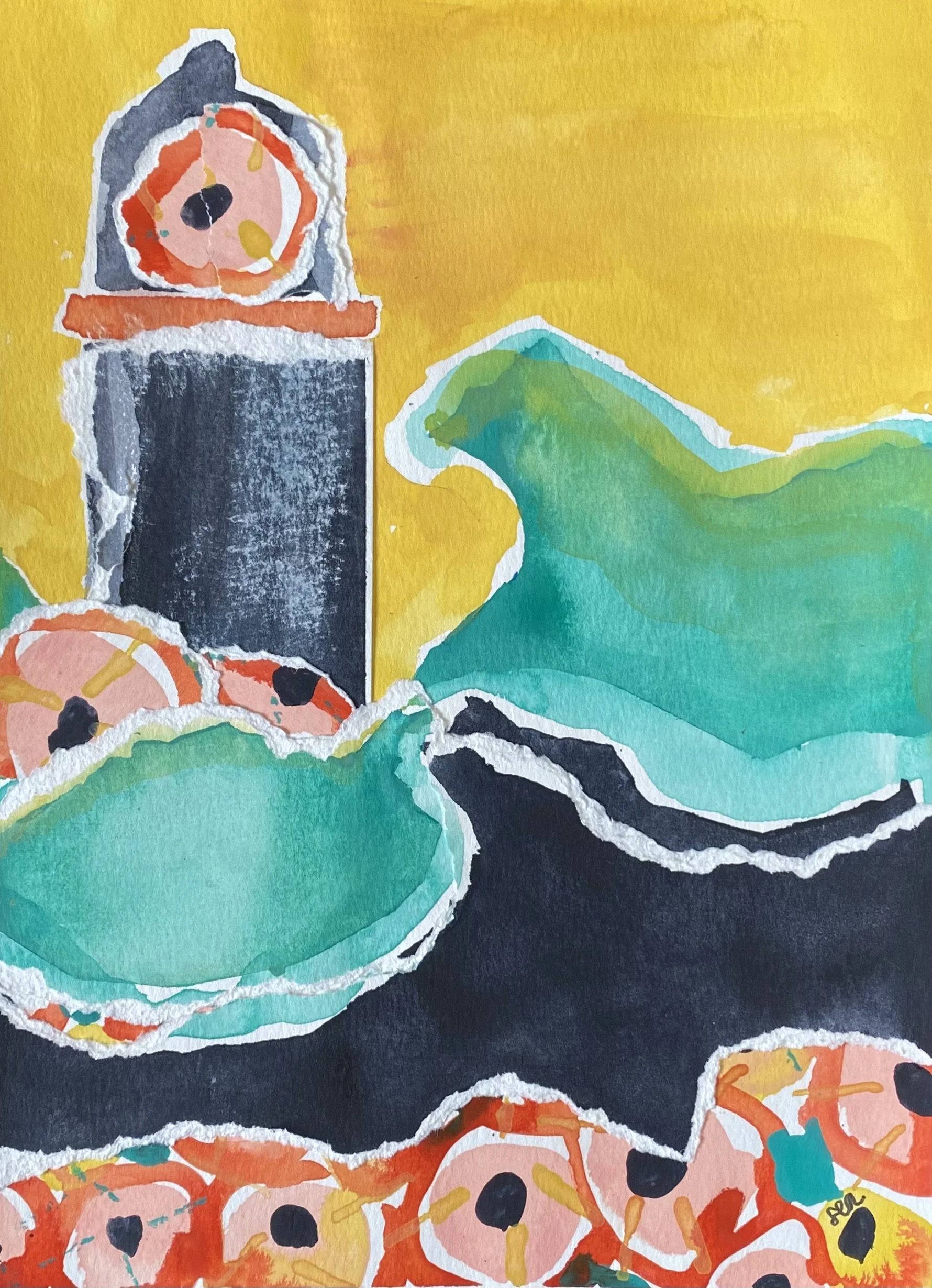 Punta Higüero Light 2026, 9"x12"   Available $390