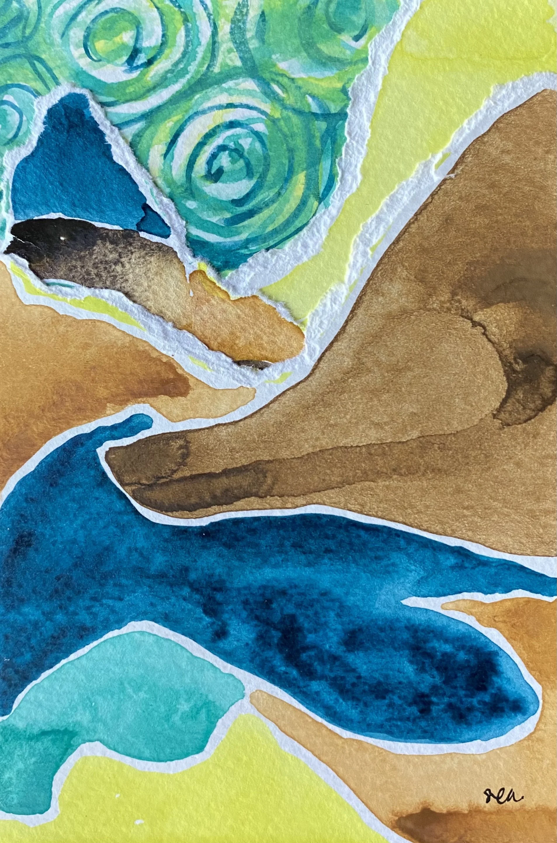 Oak Creek Canyon, Sedona 2026, 4"x6"   Available $100