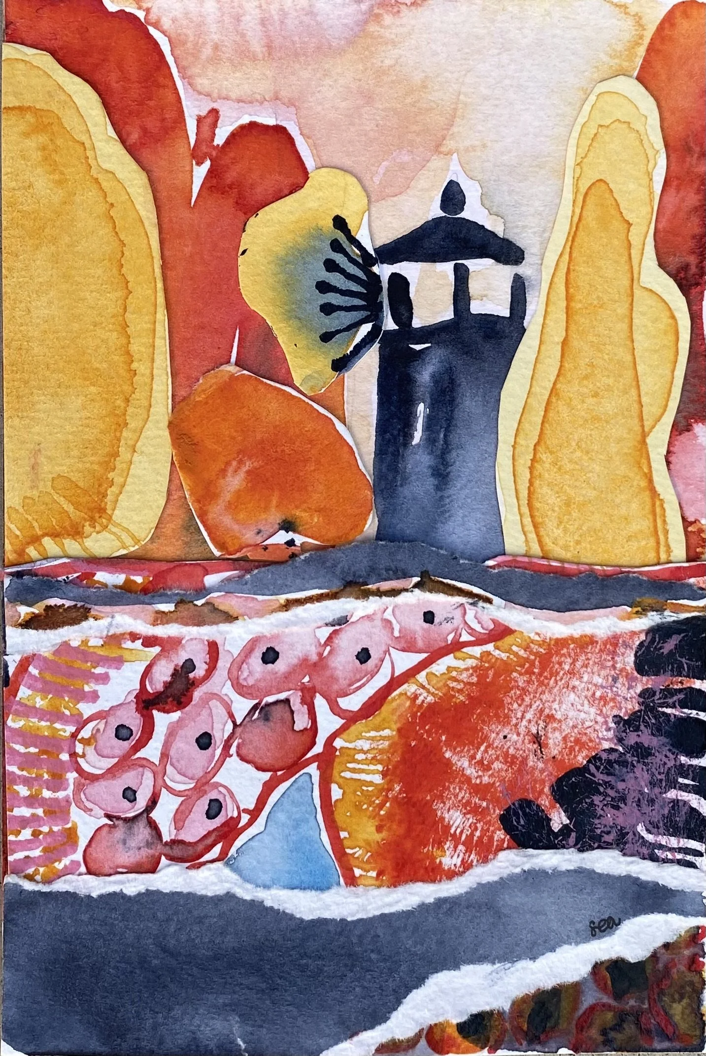 Bear Island Light 2022, 4"x6"