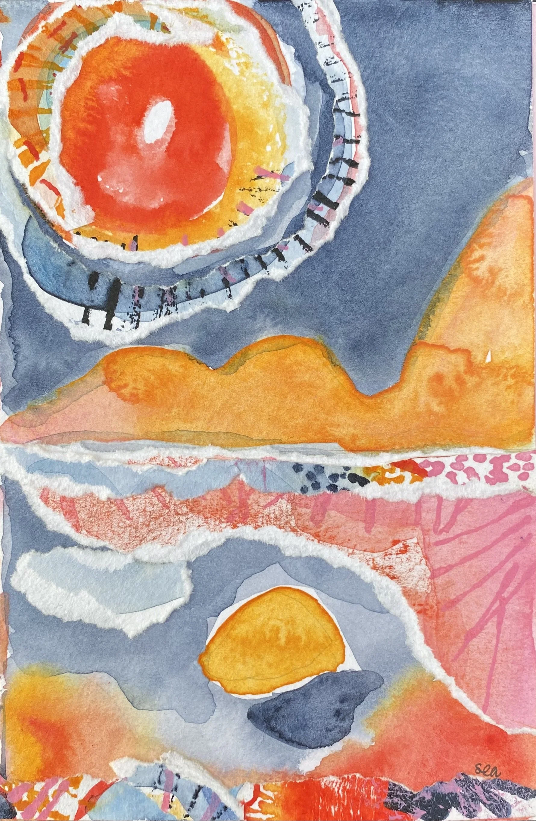 Jordan Pond 2022, 4"x6"