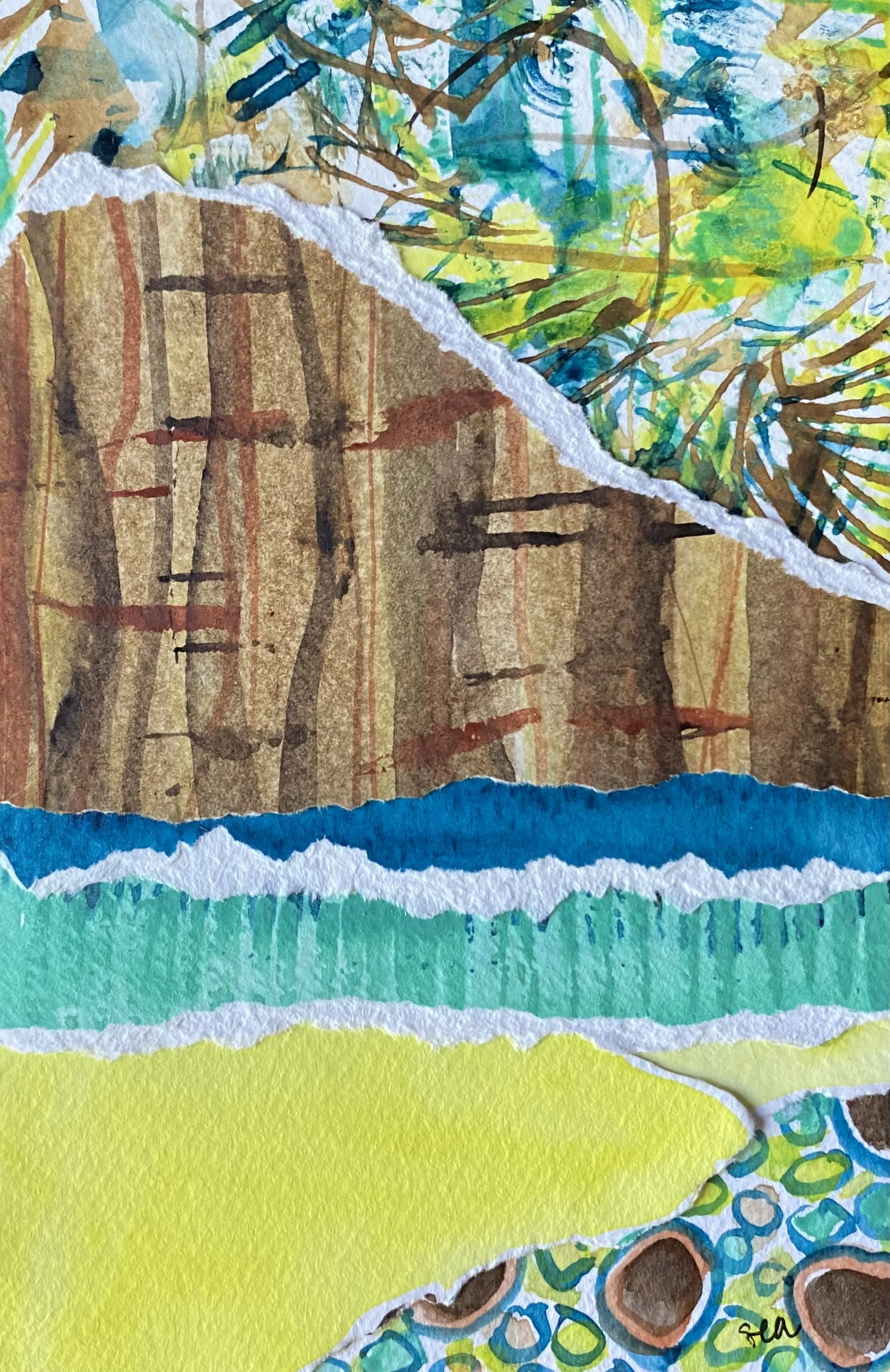 Loop Road, June Lake 2026, 4"x6"   Available $100
