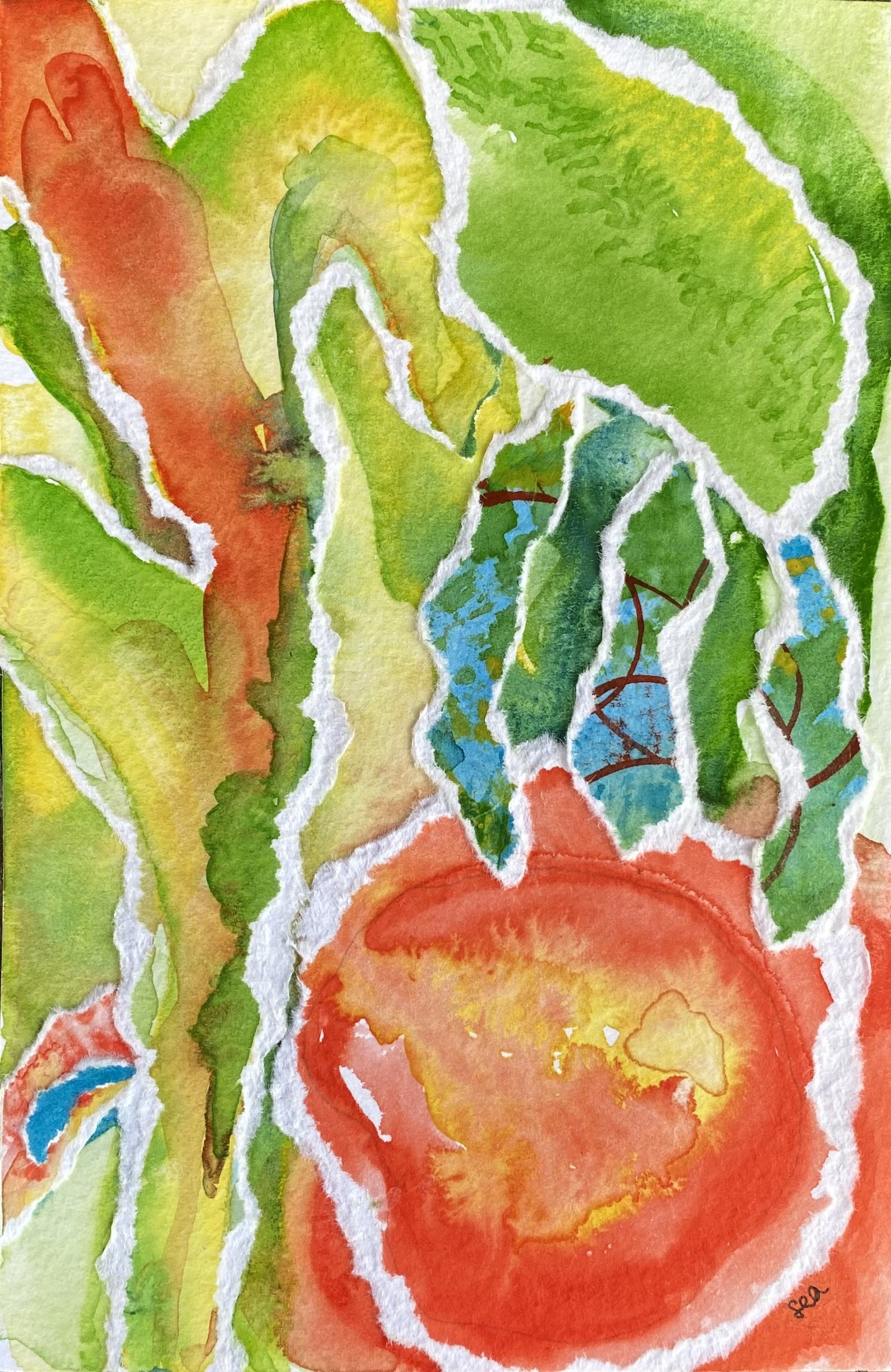 The Three Sisters II 2022, 4"x6"   Available $100