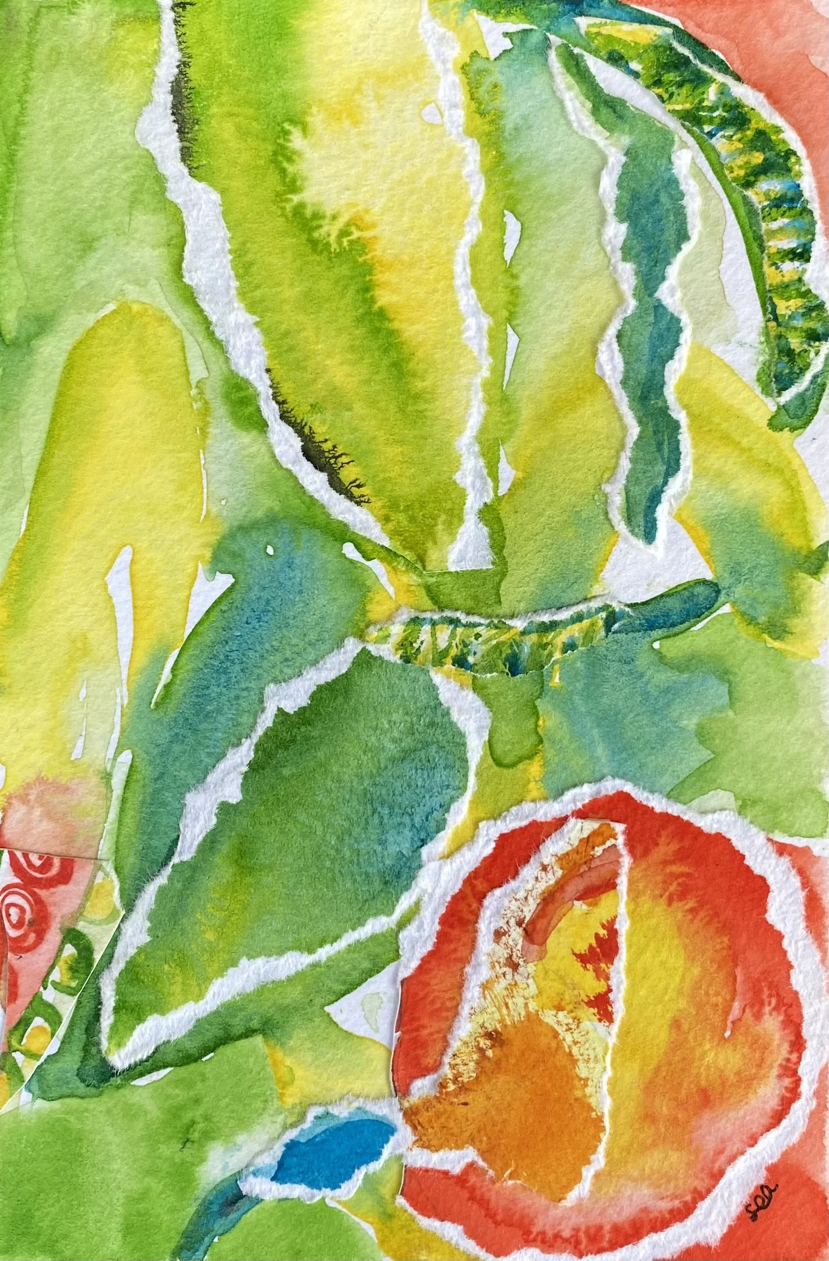 The Three Sisters III 2022, 4"x6"   Available $100