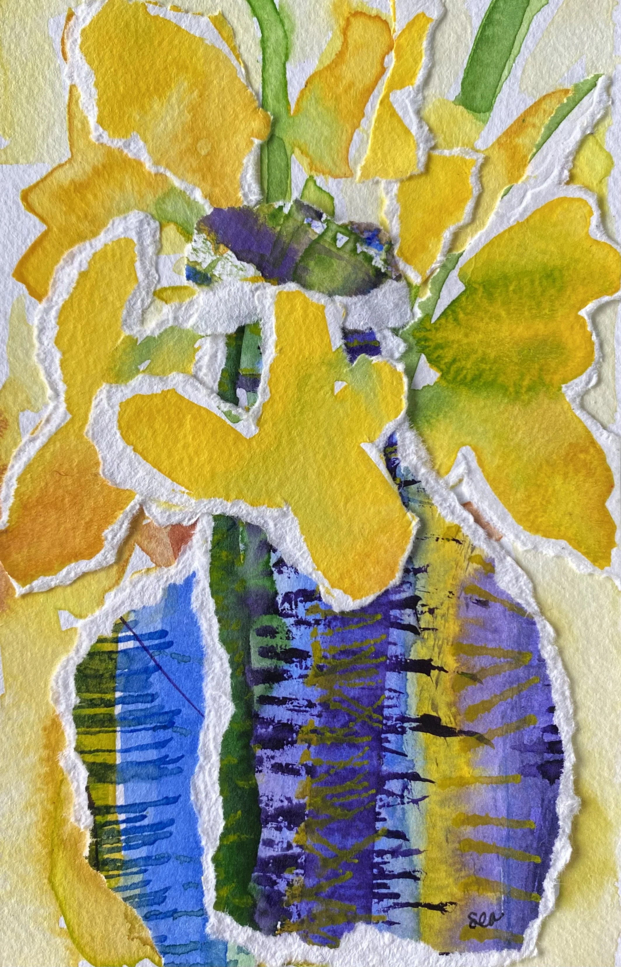 Daffodils No. 2 2025, 4"x6"