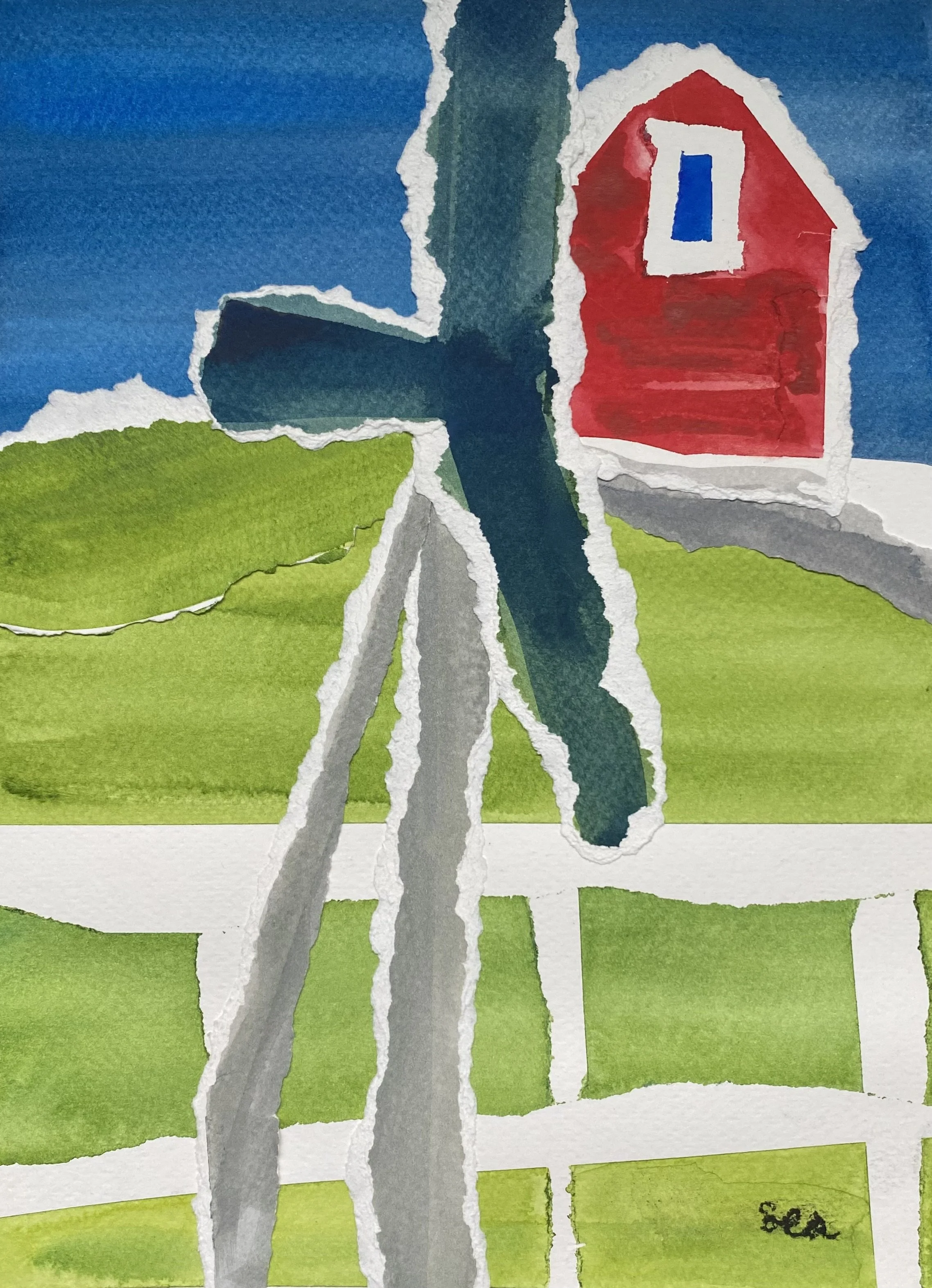 Harnessing the Wind 2026, 9"x12"   Available $390