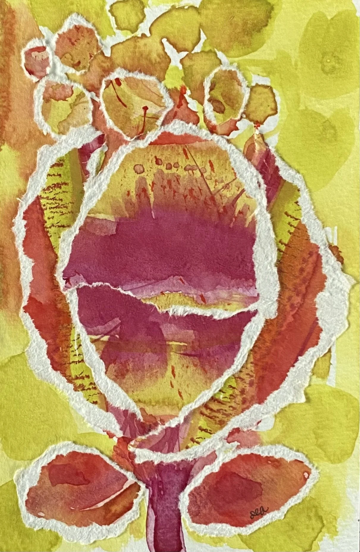 Crimson King No. 2 2025, 4"x6"   Available $100