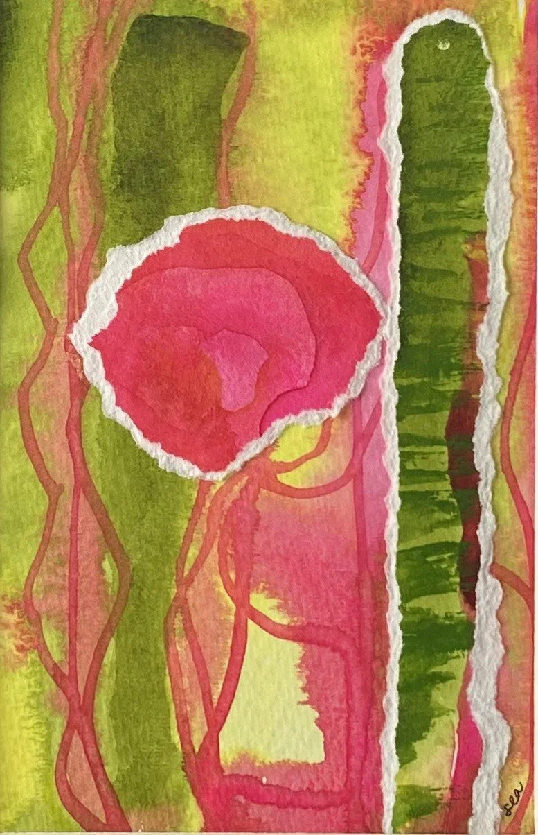 Cactus Rose 2025, 4"x6"  Available $100