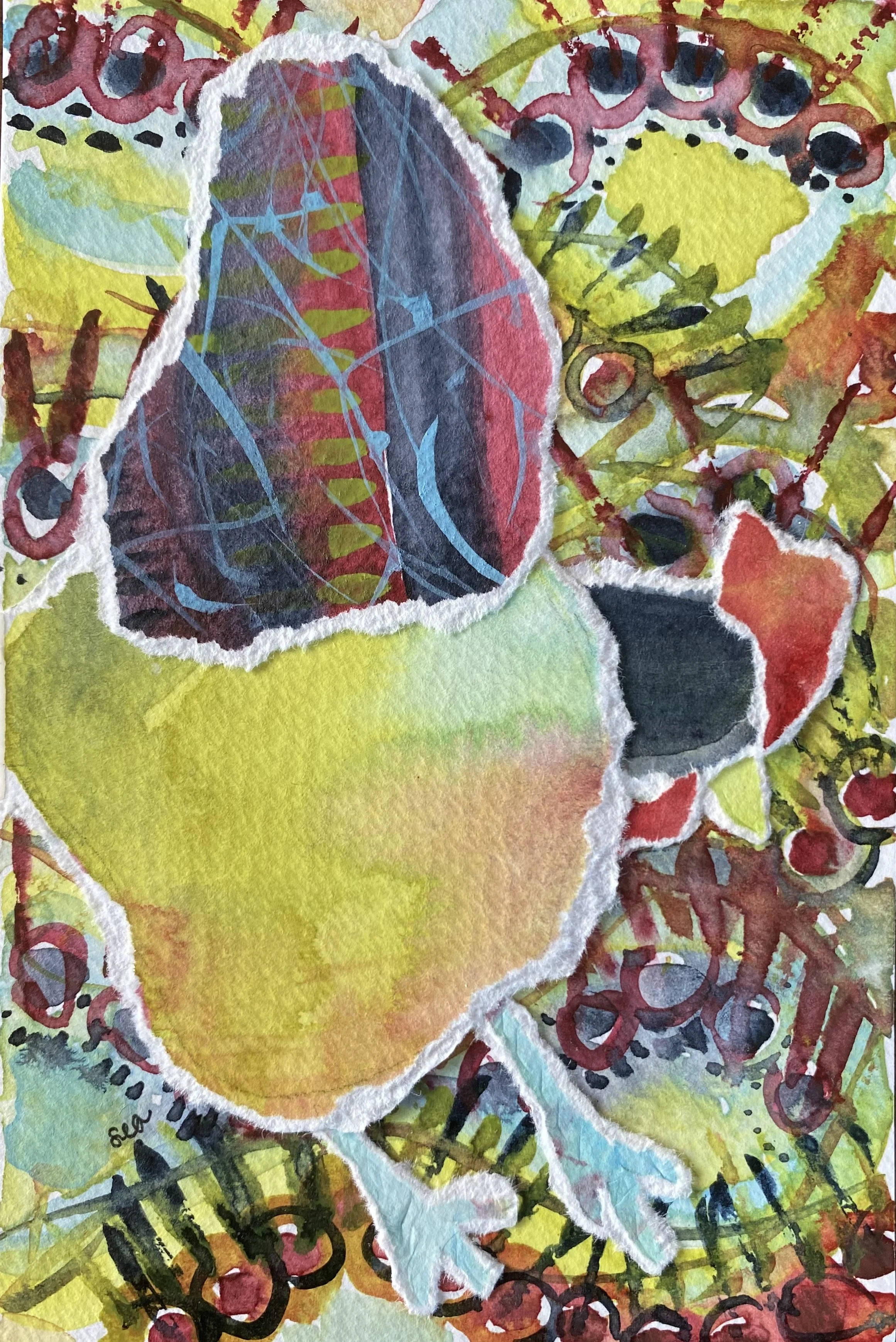 Comb Through 2025, 4"x6"   Available $100