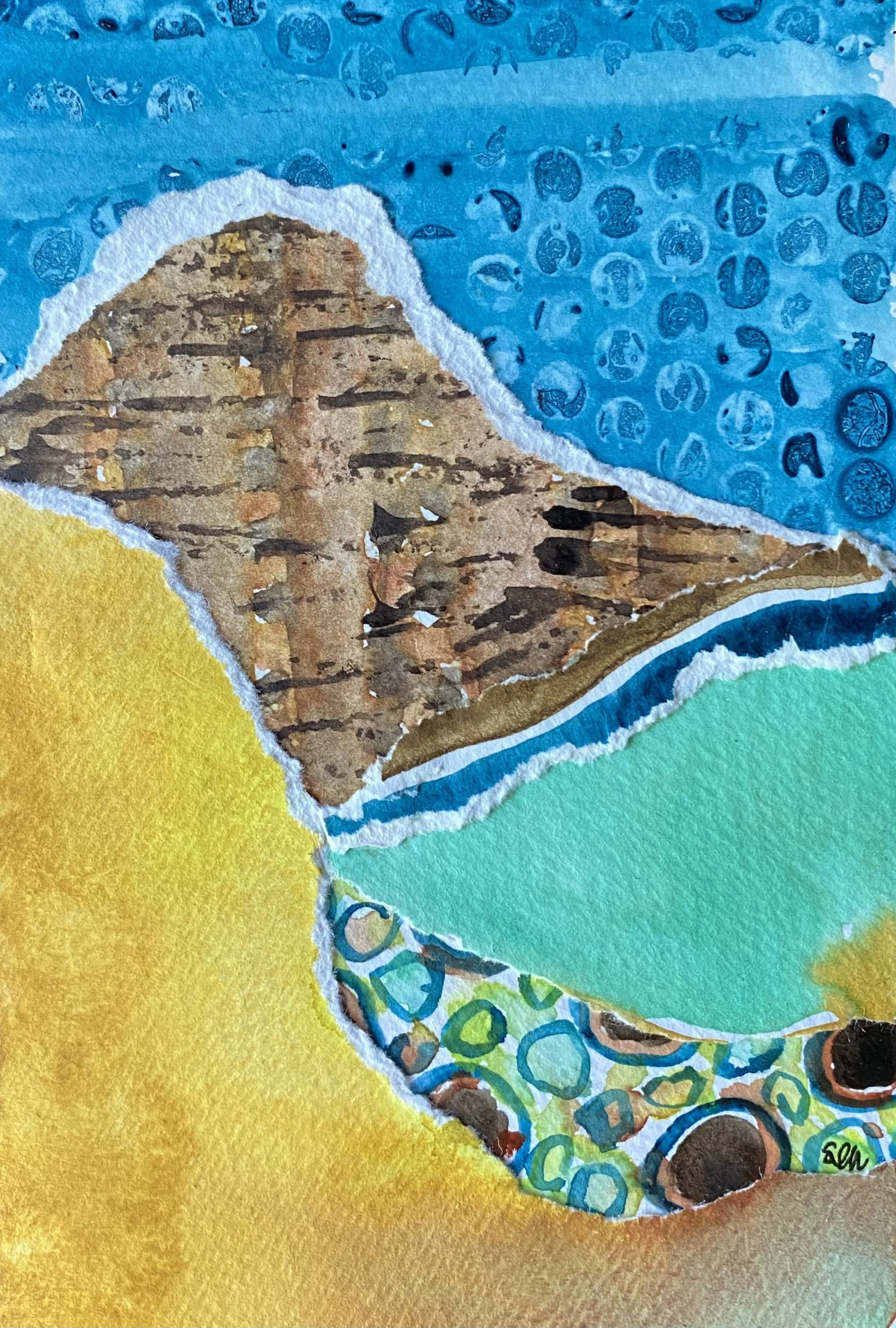June Lake, CA 158 2026, 4"x6"   Available $100