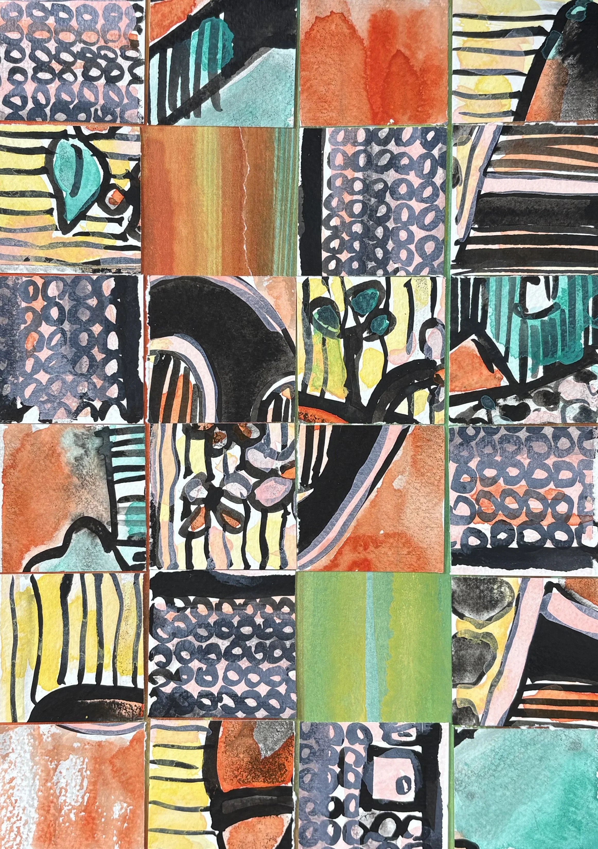 Sidewalk Stories 2026, 9"x12"   Available $390