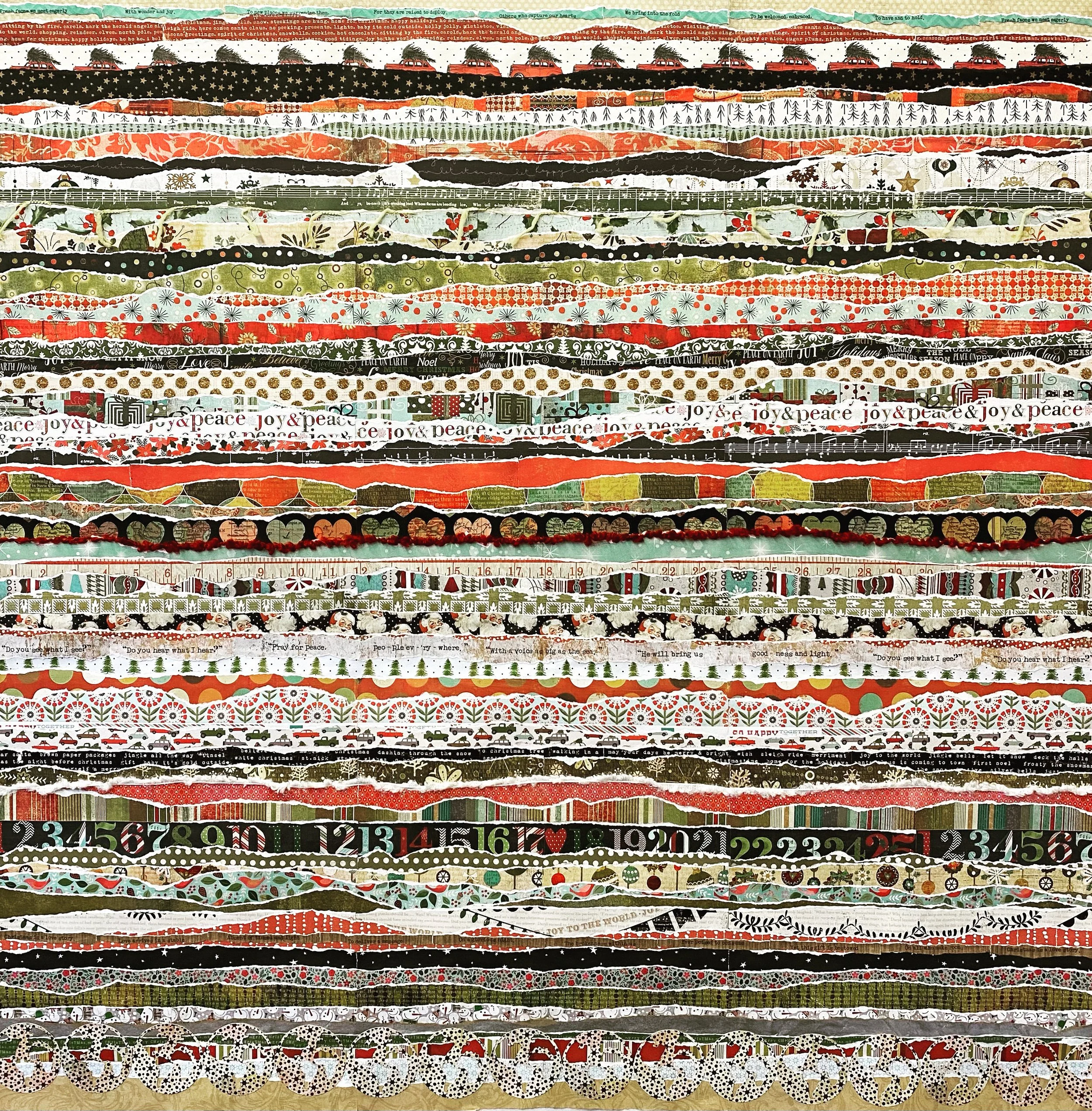 Garment of Destiny 2020, 32" x 32" collage