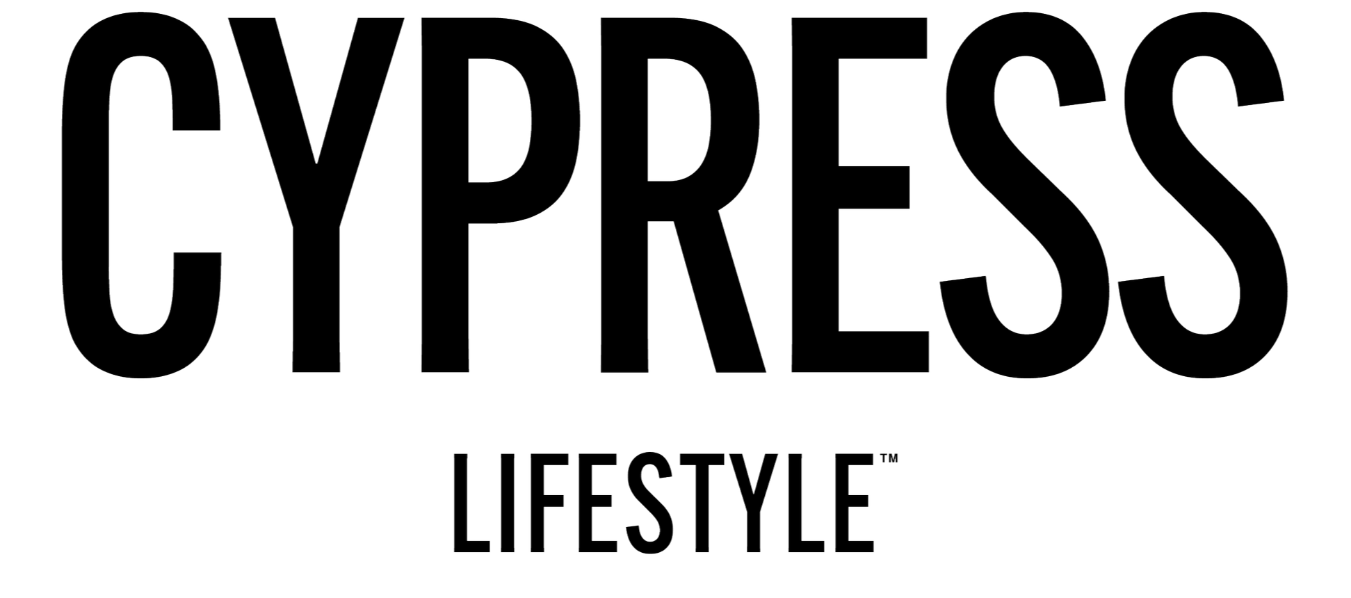 The logo features the words 'CYPRESS' in large, bold, outlined letters with 'LIFESTYLE' underneath in smaller letters. A magazine publication.