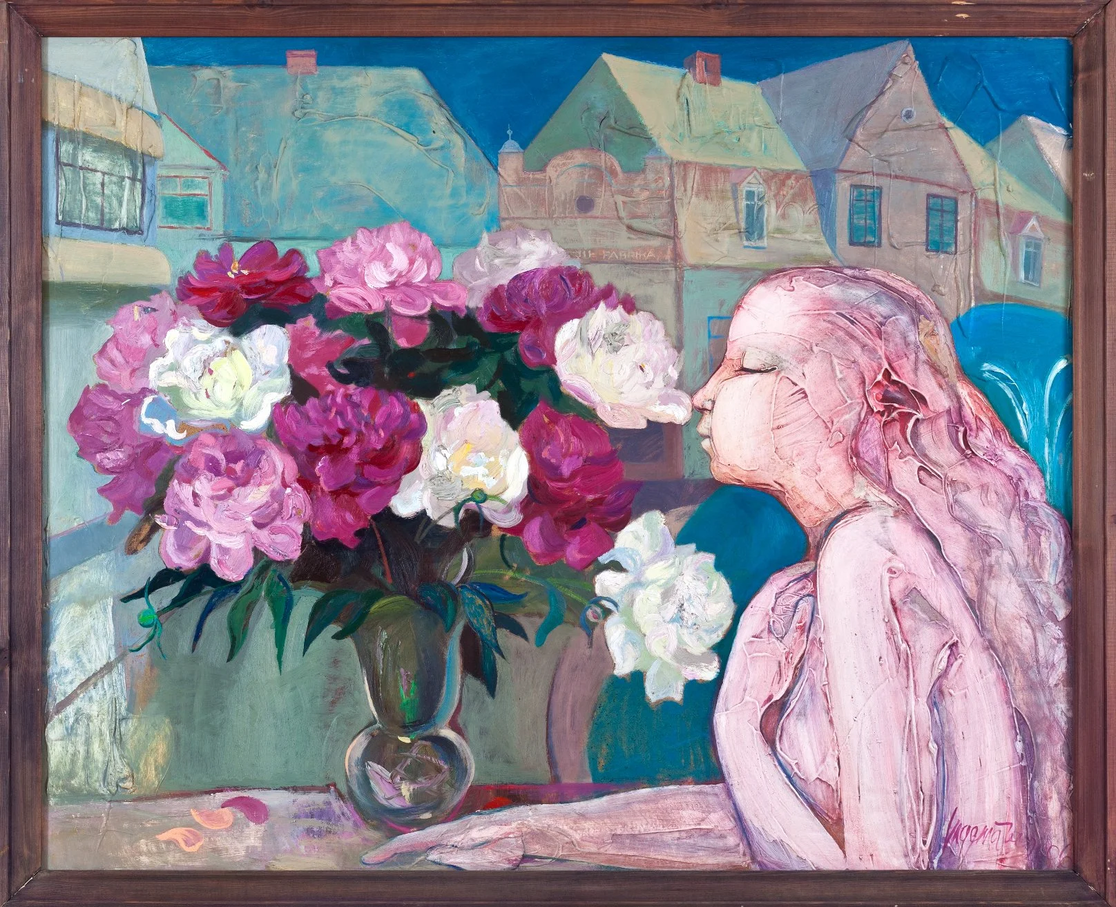Peoniju smarža (2010), 80x100cm