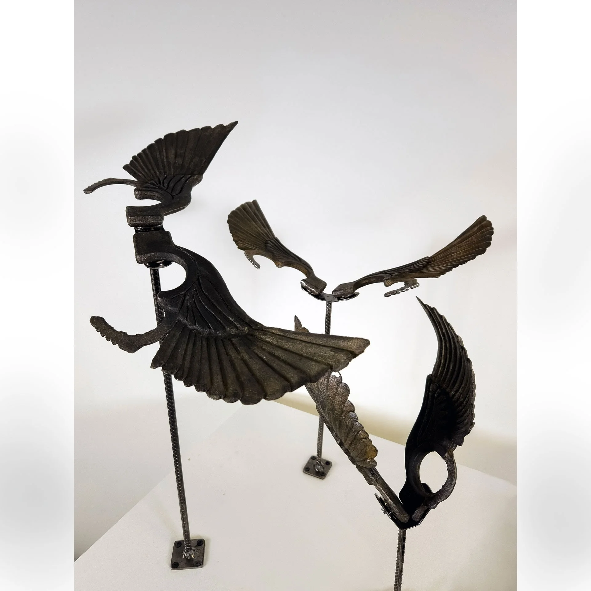 Title pending, 2026 (WIP). Cast iron, steel – Dimensions vary.