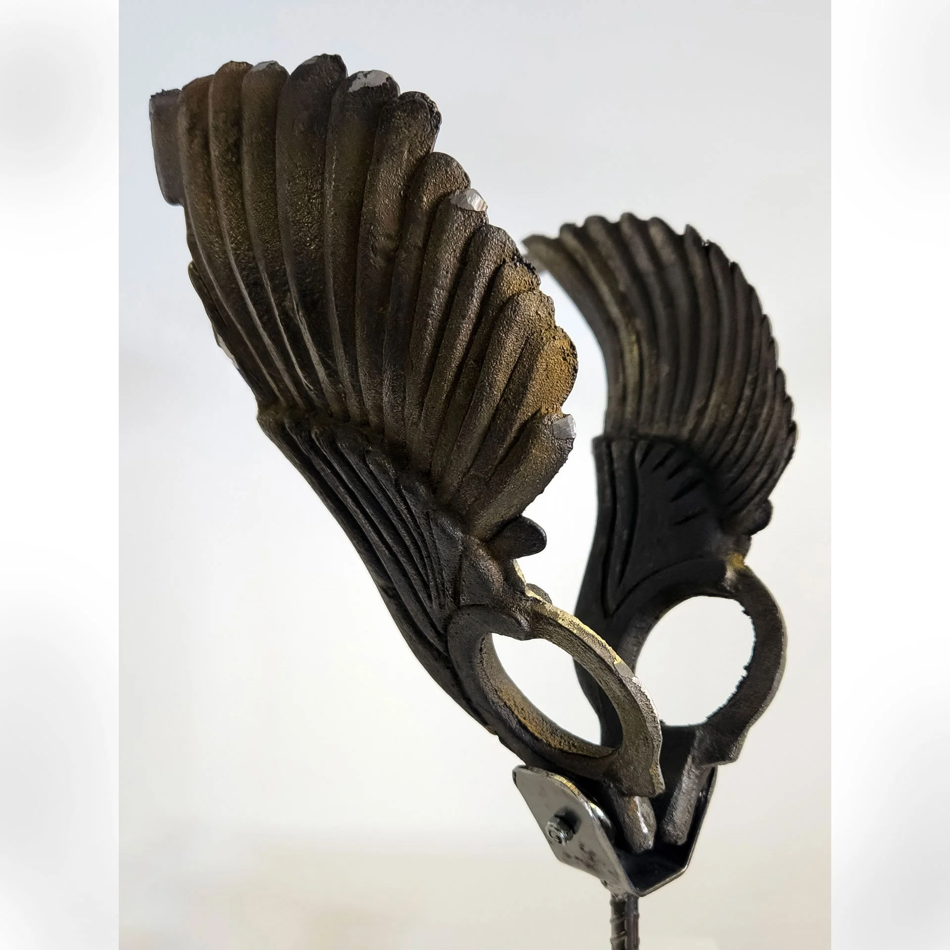 Title pending, 2026 (WIP). Cast iron, steel – Dimensions vary.