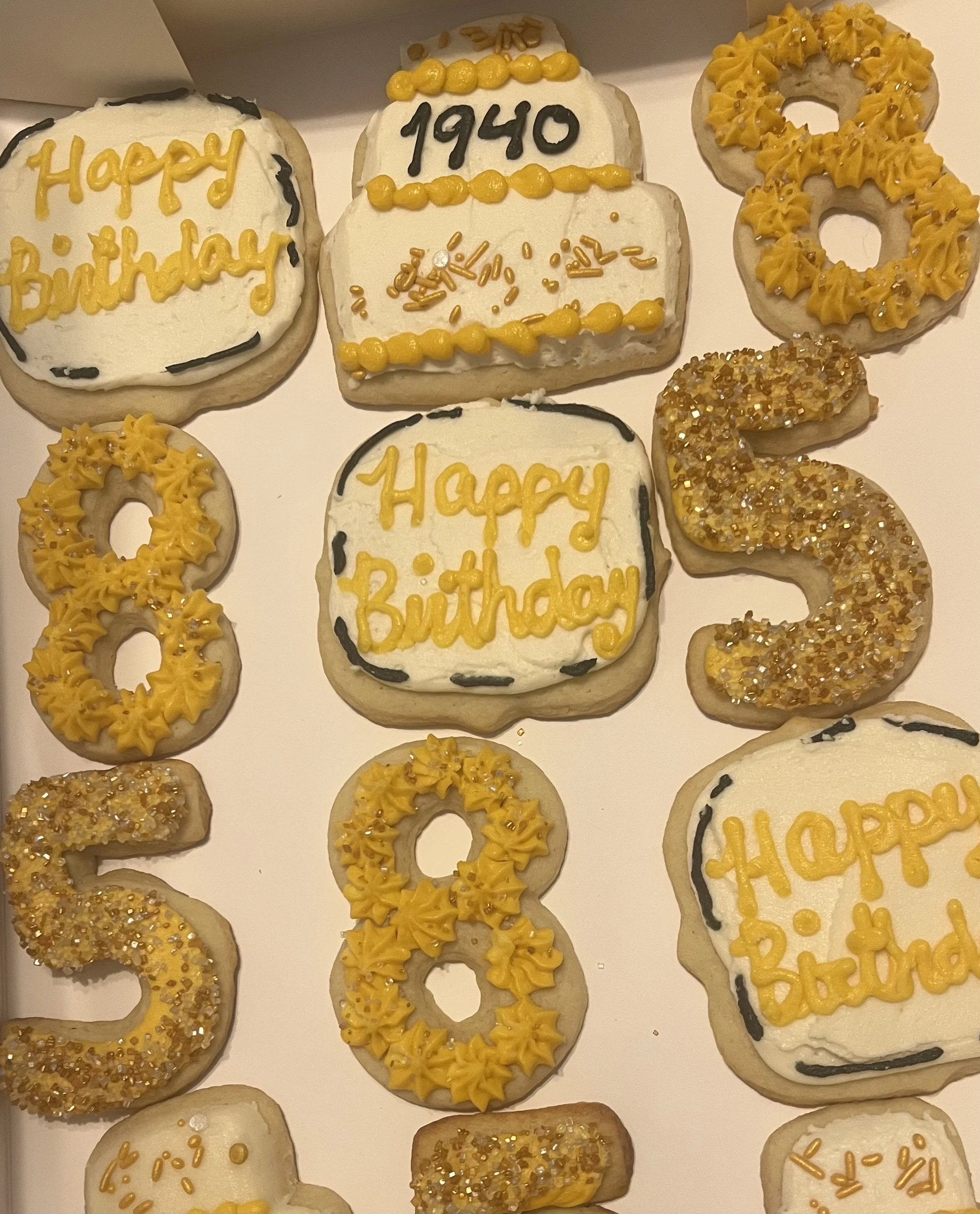 Birthday Sugar cookies