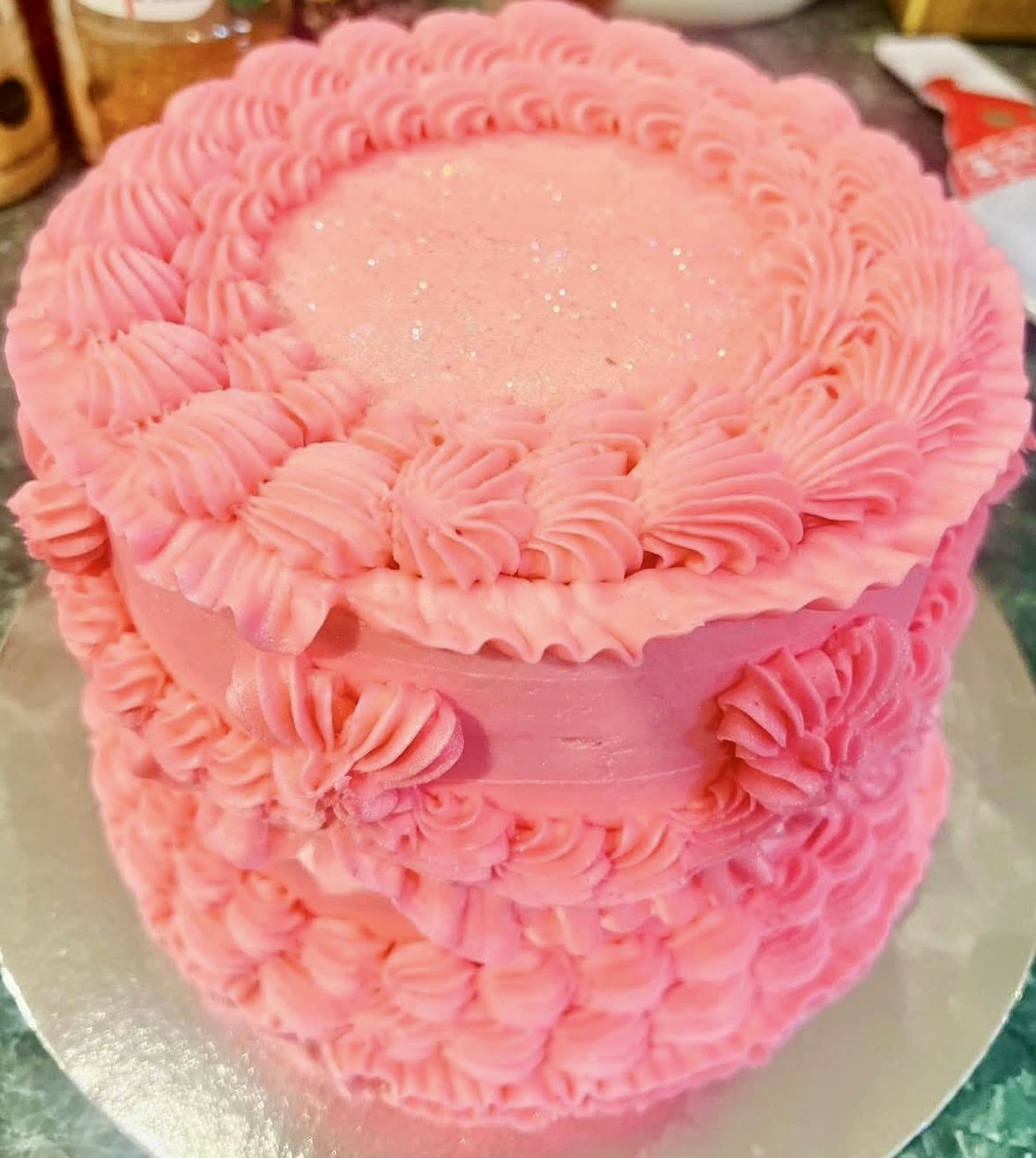 Vintage style cake