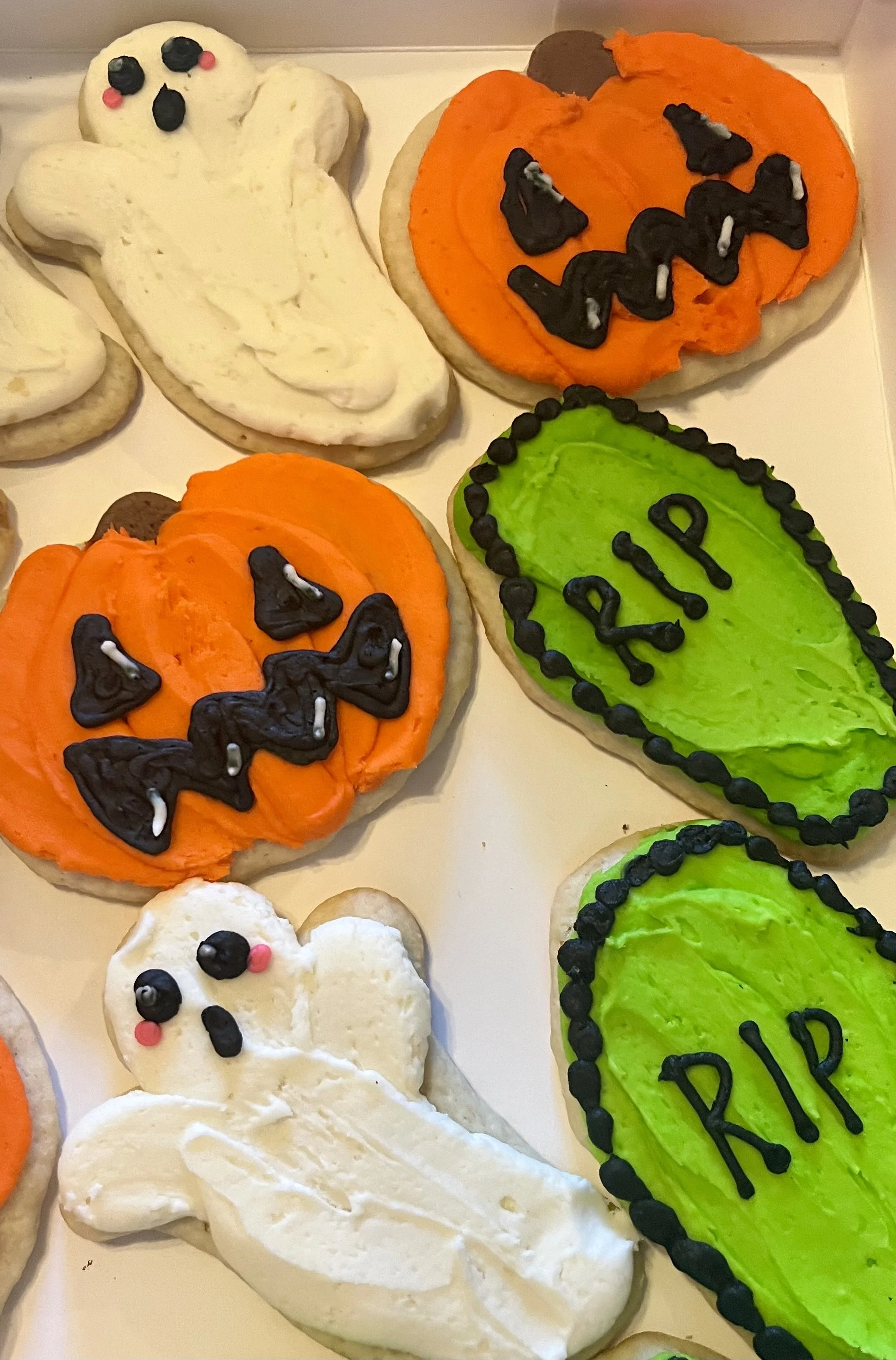 Halloween themed Buttercream Sugar Cookies