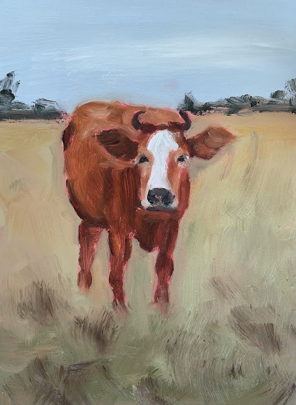 Edith- Original 6"X8" Oil Painting