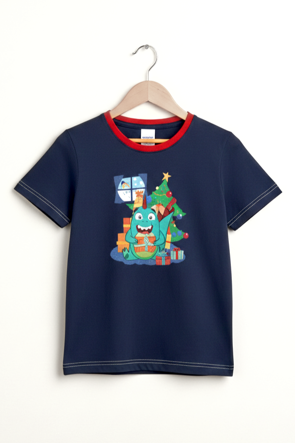 Christmas Dino T-Shirt