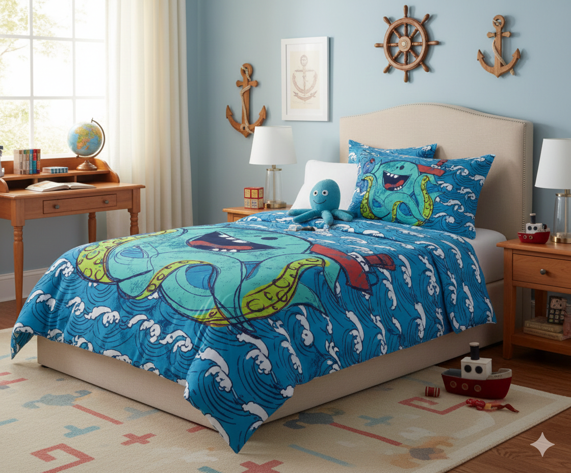 Octopus Duvet Cover