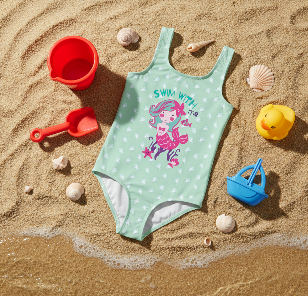 Swim With Me! Girl's Swimsuit