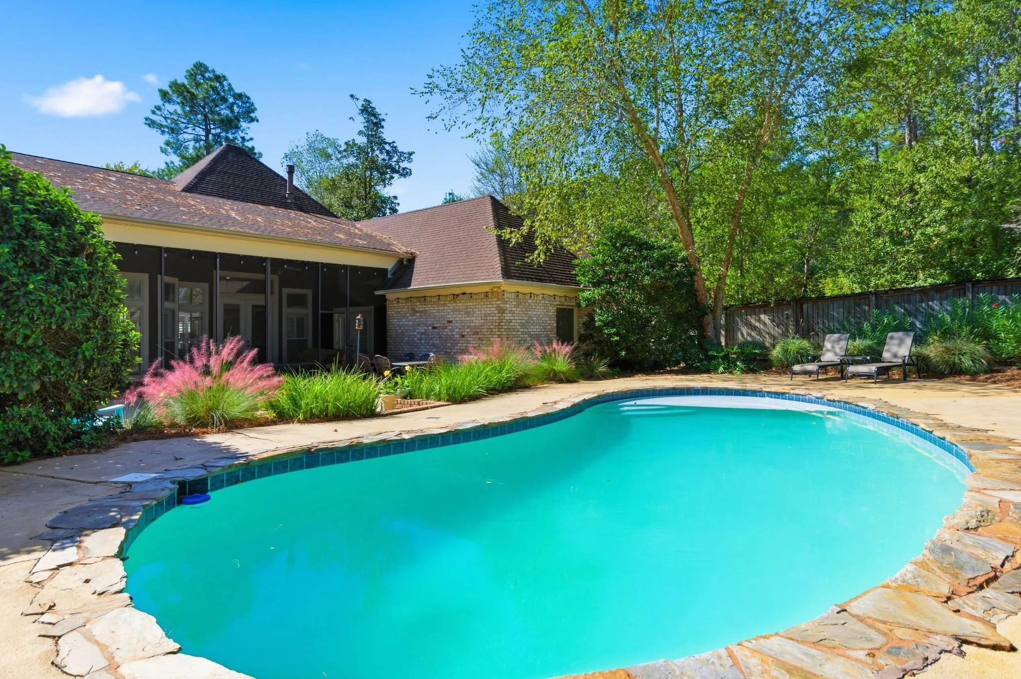 Spanish Fort French Provincial style home in Stillwater