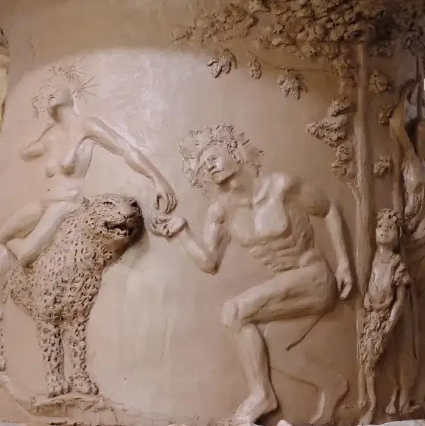 Medici Vase II, WIP (Approx. size to be 144 x 92cm)