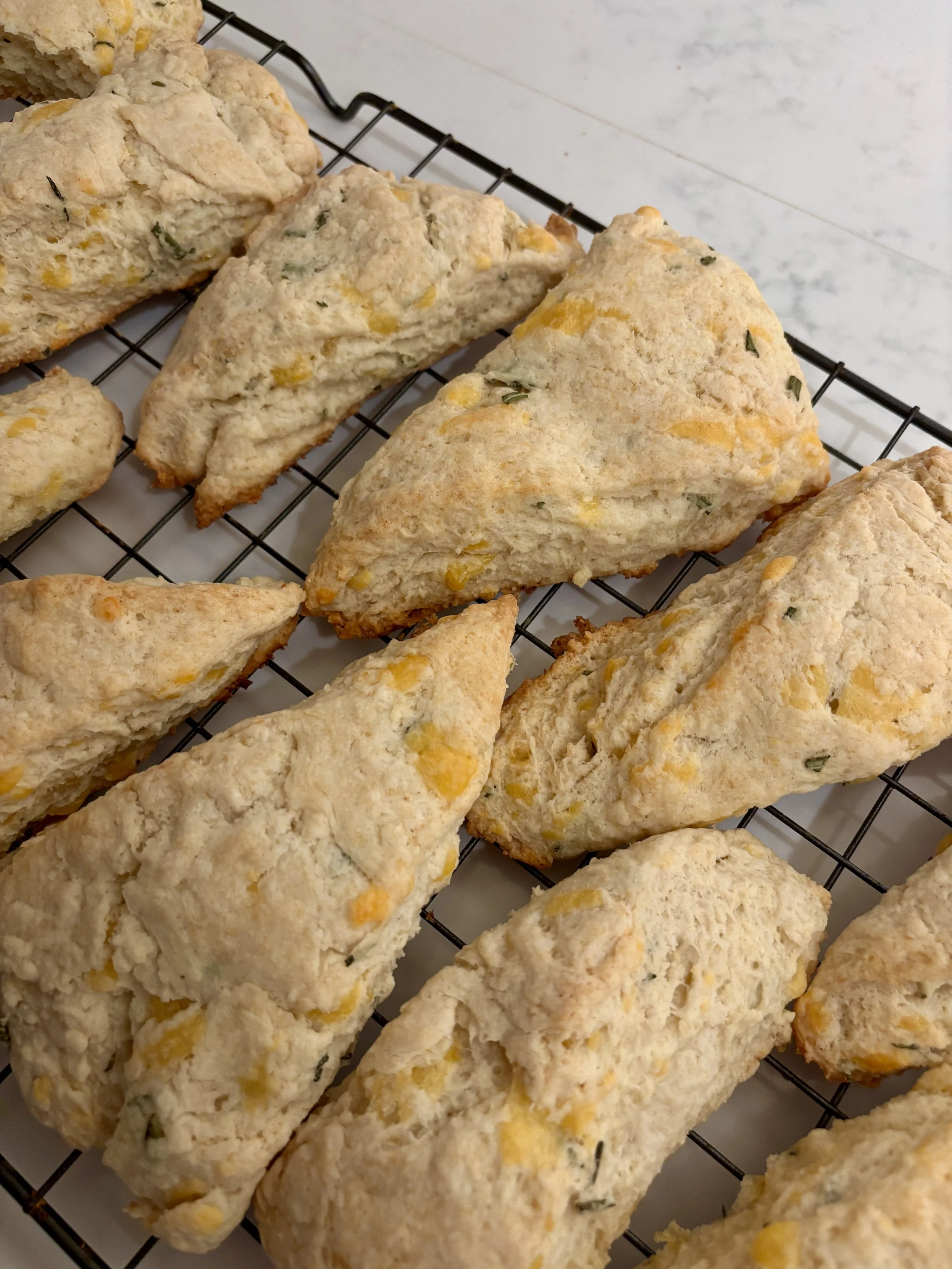 Rosemary Cheddar Scones