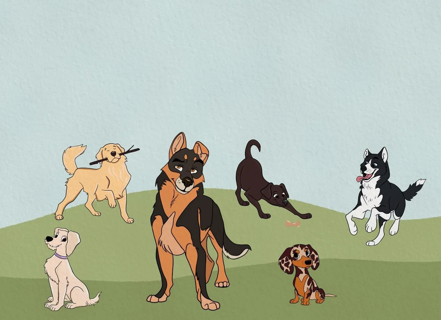 Too many dogs 🥰

#childrensbook #childrensbookillustrator #childrensillustration #kidslit #childrensbookillustration