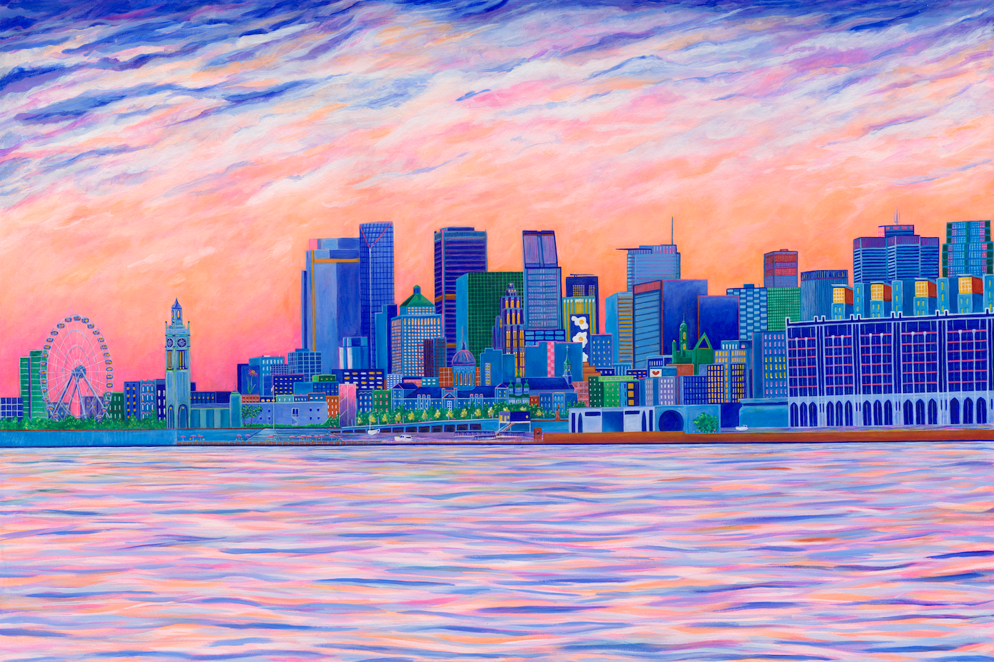 Montréal au crépuscule