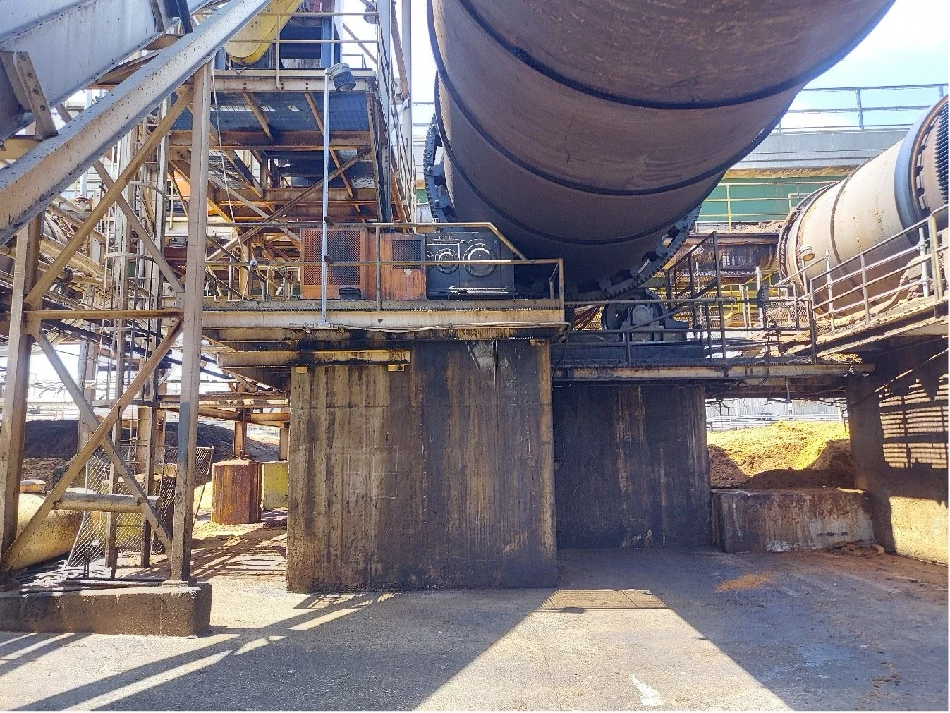 NDT Testing of a Cracked Machinery Foundation in a Food Processing Plant