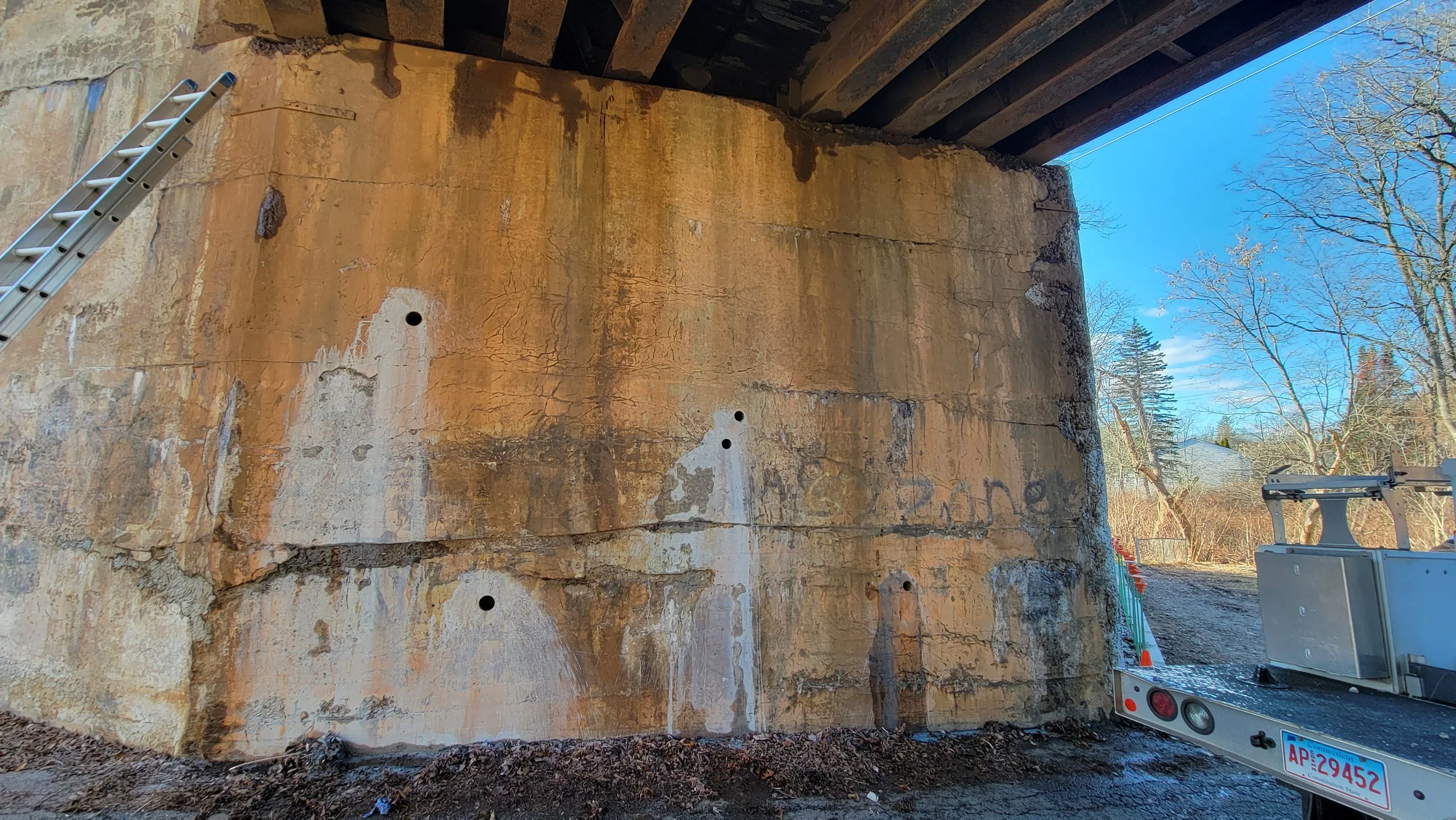 Evaluation of Concrete Durability for a Historic Rail Bridge Abutment