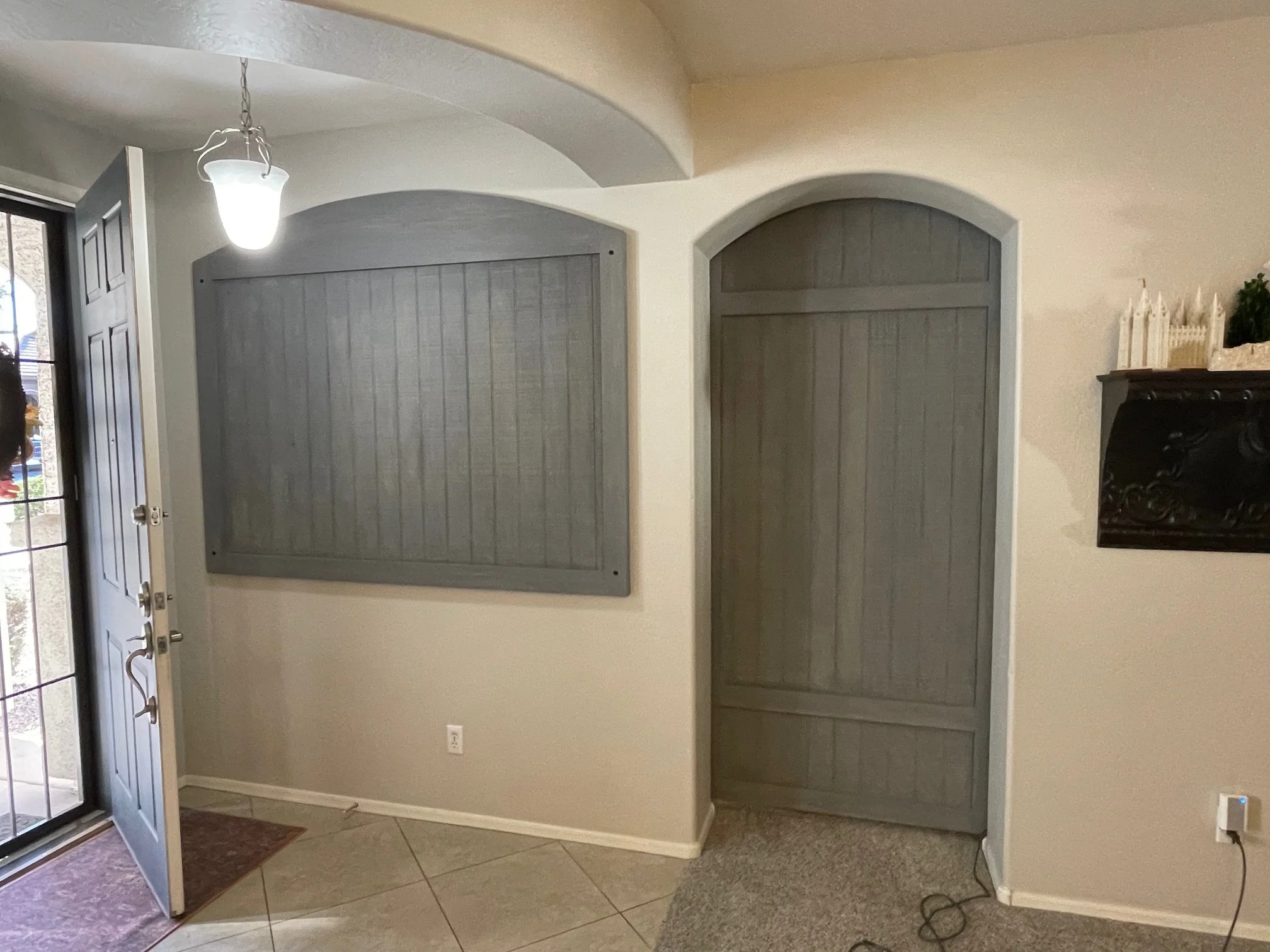 Custom Cover for Hole in Wall and Barn Door