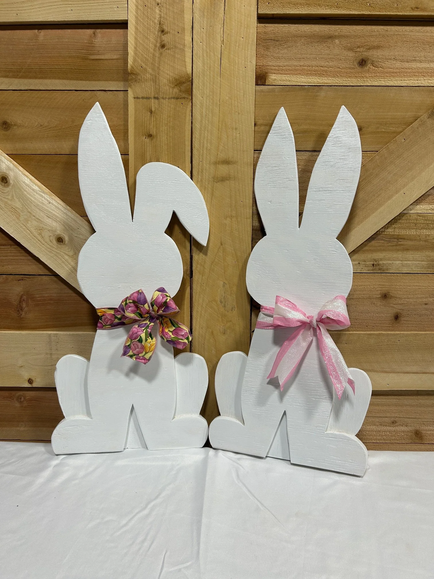 Easter Bunnies for Front Door