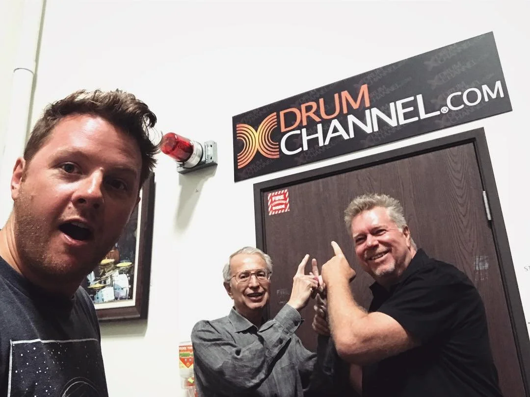 With Don Lombardi and drummer J.R Robinson