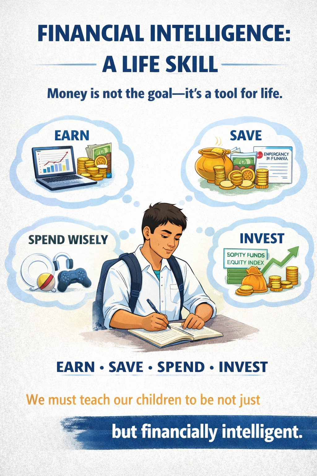 How to teach your college-going children financial intelligence…