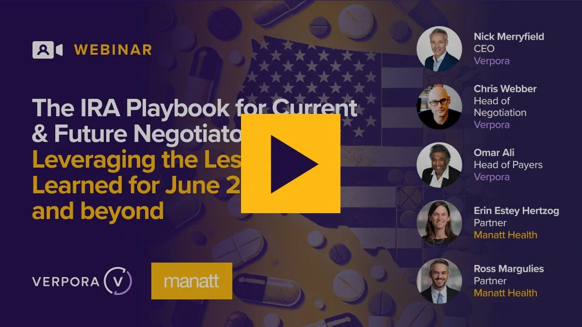 CMS Medicare Drug Price Negotiation Webinar thumbnail: The IRA Playbook for Current and Future Negotiators
