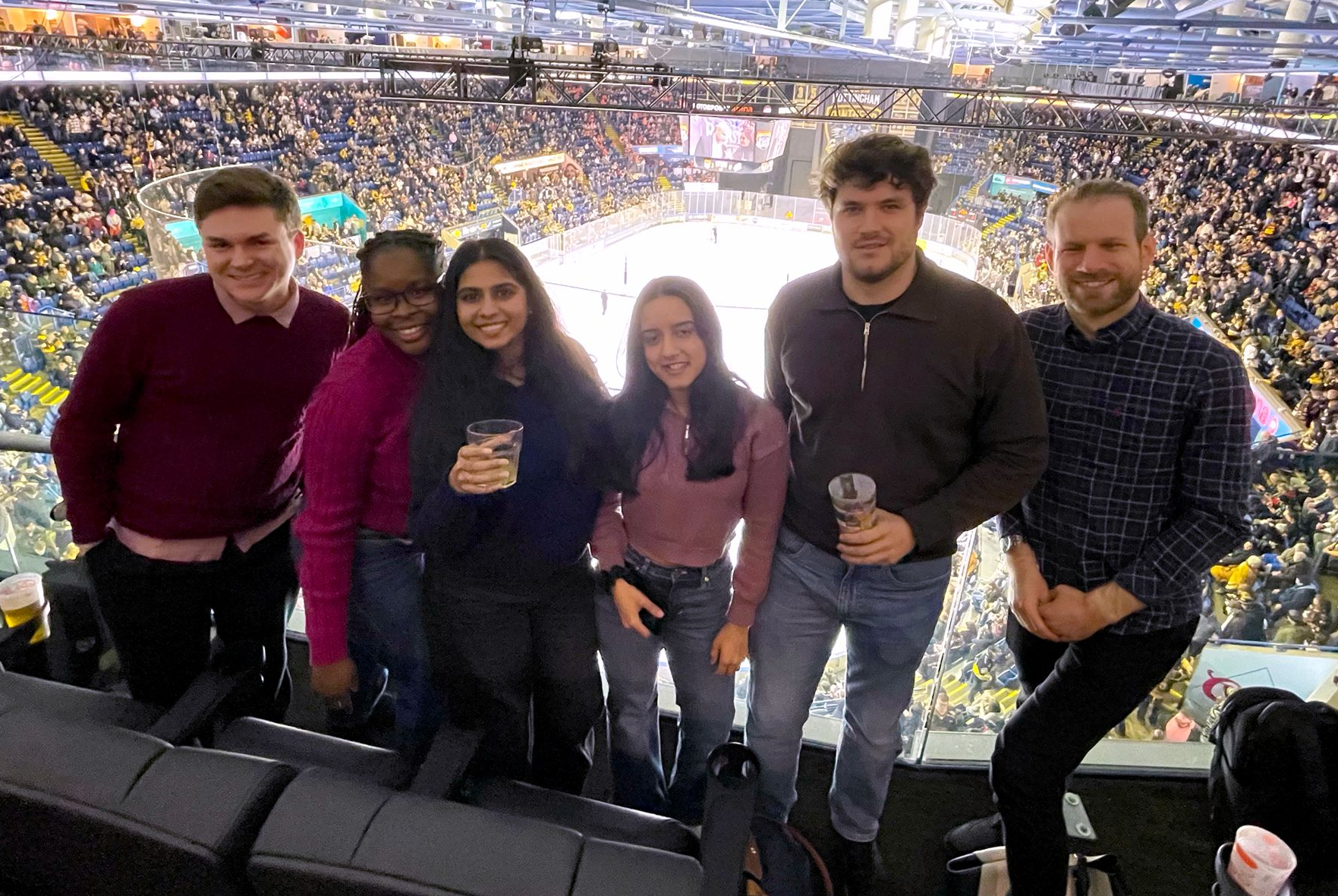 Team at Nottingham Panthers